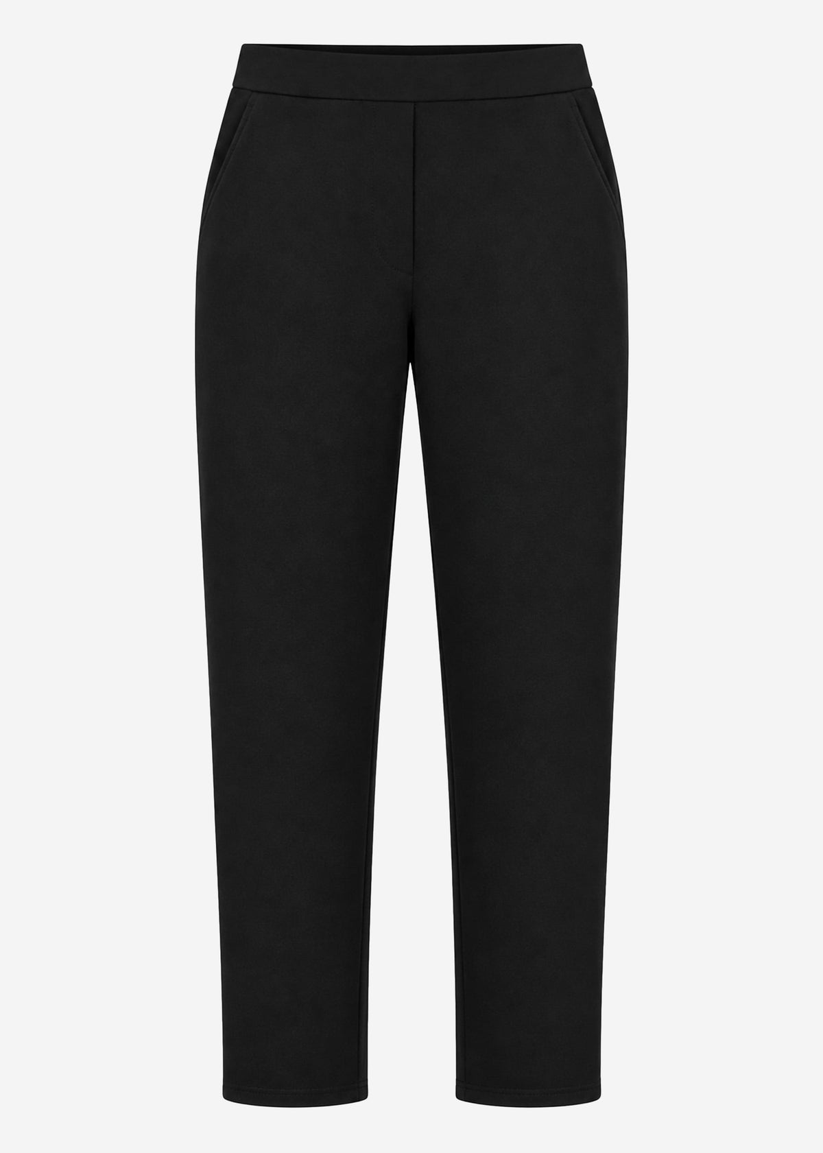 Jersey Chinos - schwarz