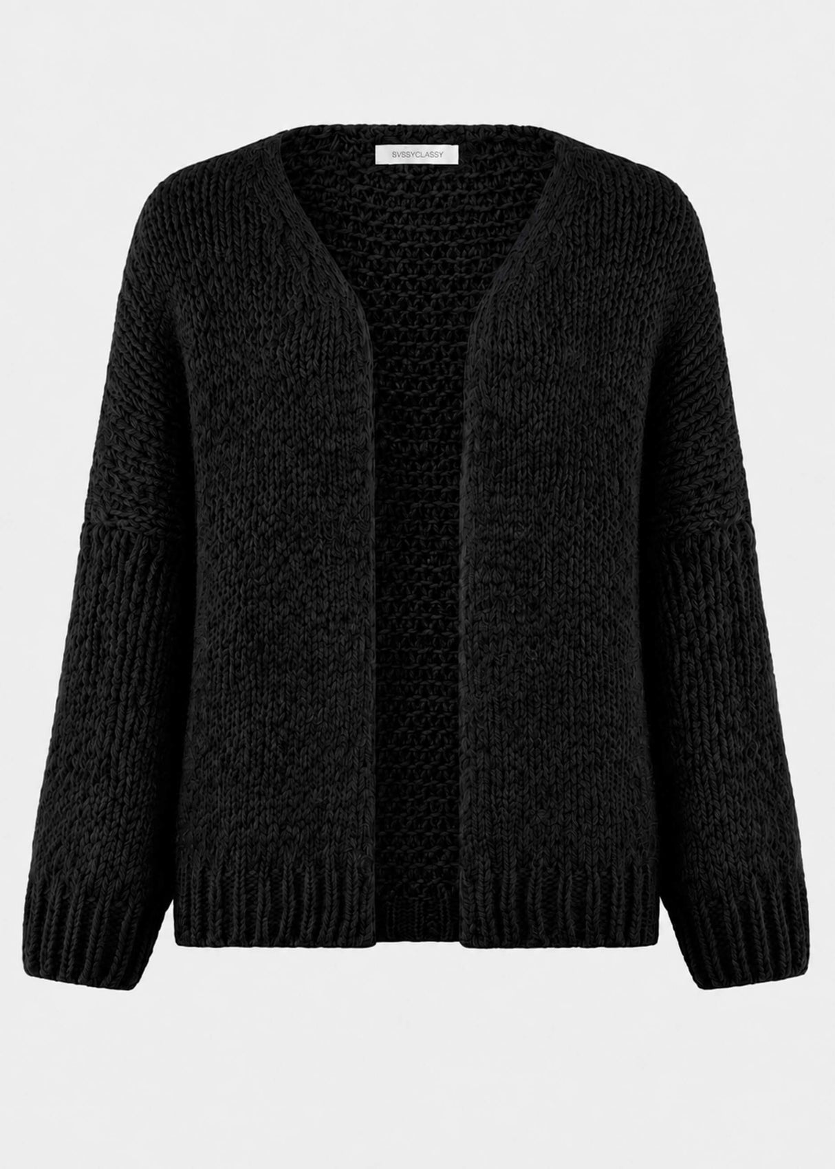 Oversize Cardigan - schwarz