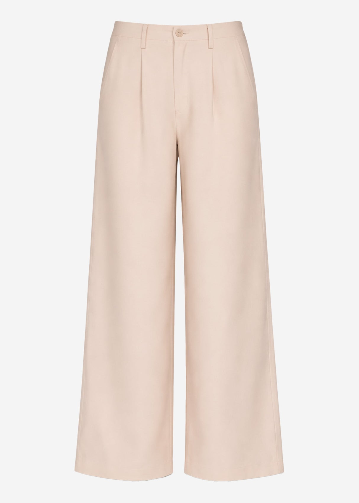 Bundfaltenhose - beige