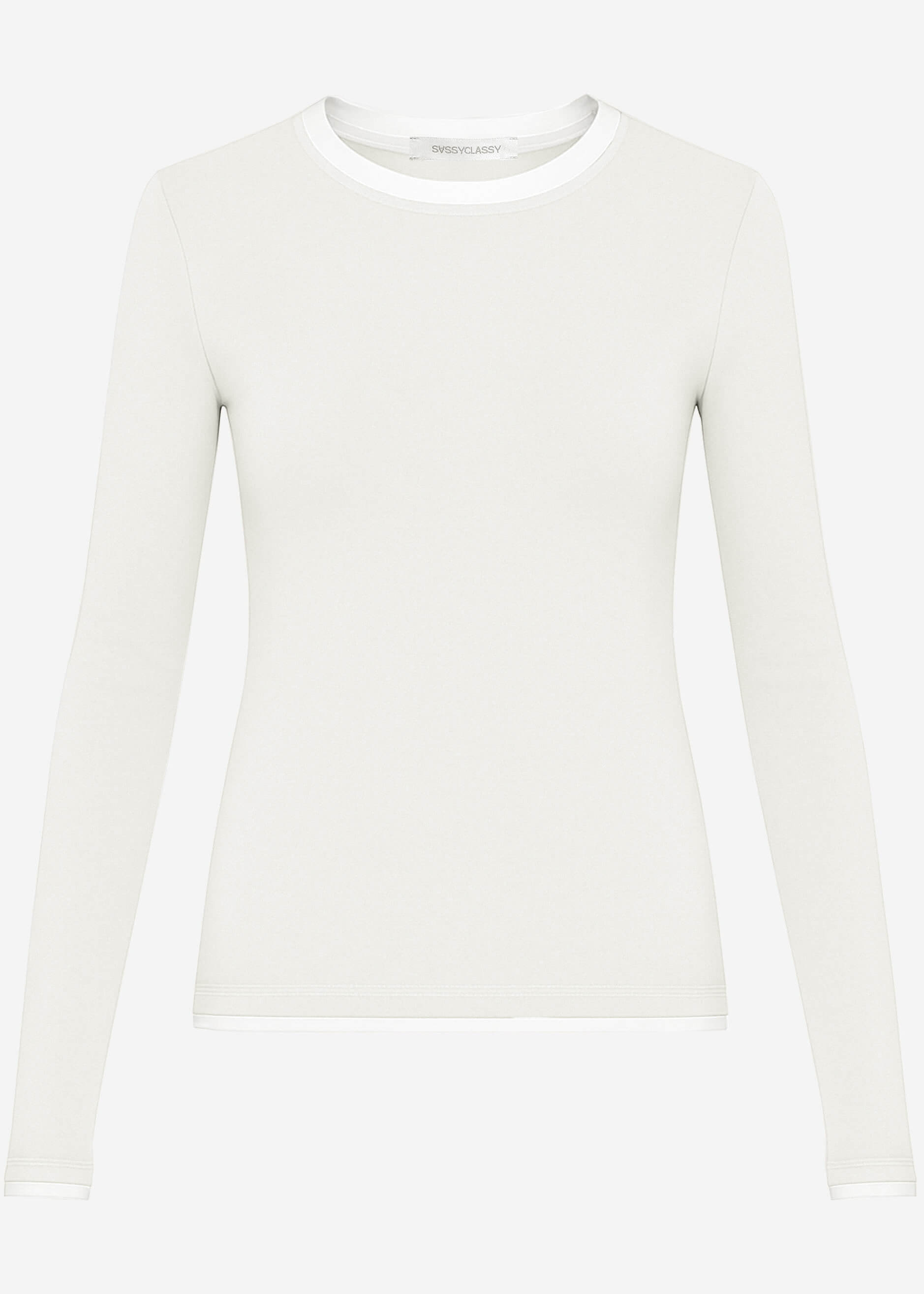 Long -sleeved shirt with contrast inserts - taupe