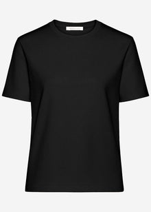 Rundhals T-Shirt - schwarz