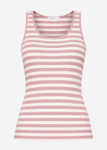 Gestreiftes Tank Top - altrosa-offwhite
