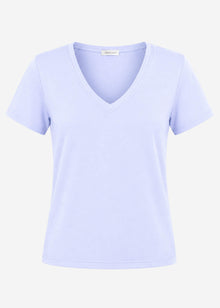 V-neck T-shirt - lilac