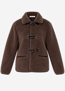 Teddyfell Jacke - braun