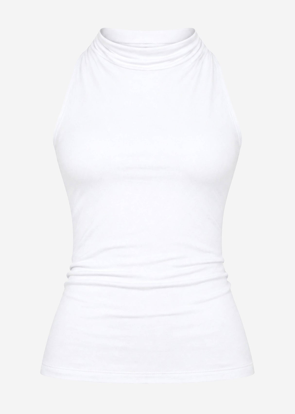 Top mit Turtleneck - weiß