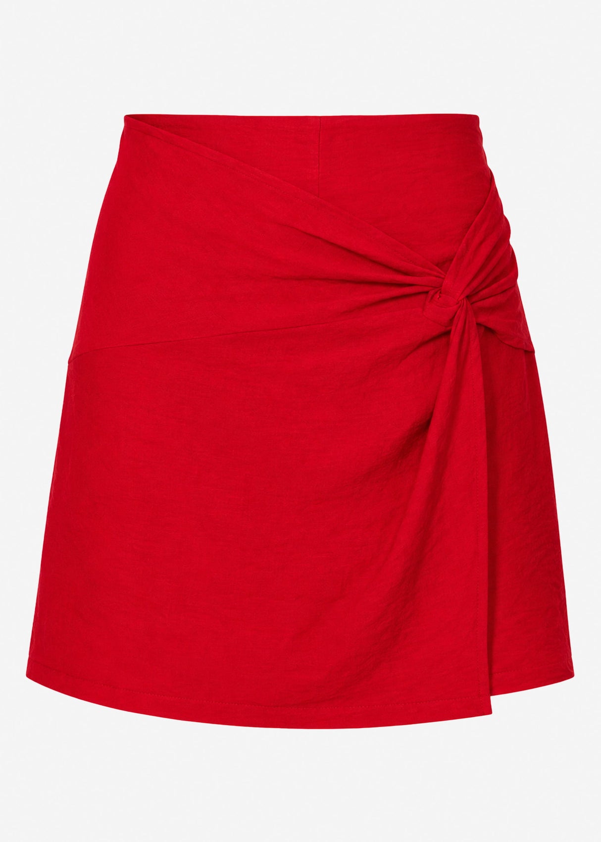 Hosenrock mit Knotendetail - rot