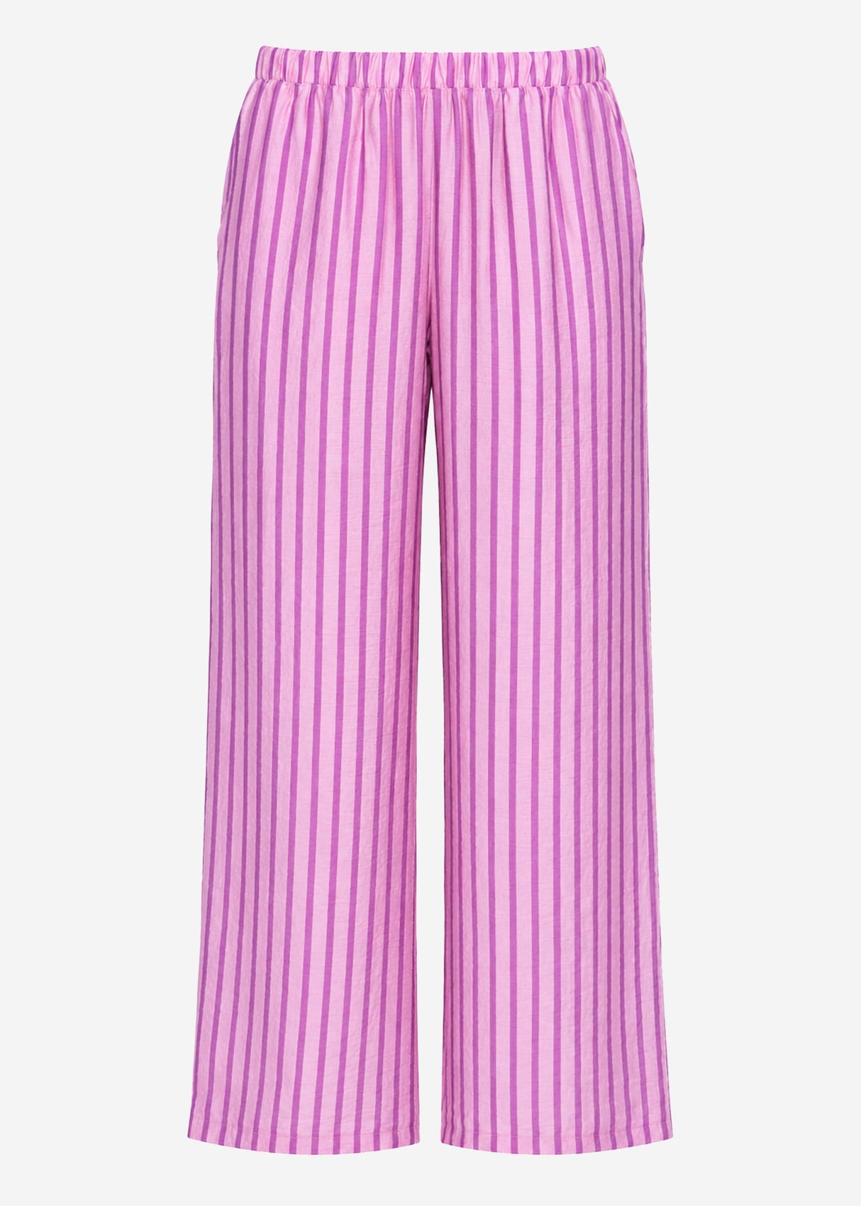 Gestreifte Hose - rosa