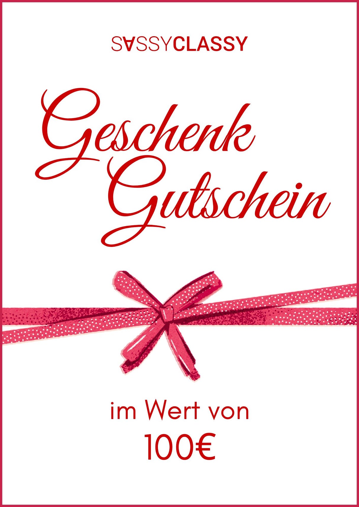 SASSYCLASSY Giftcard