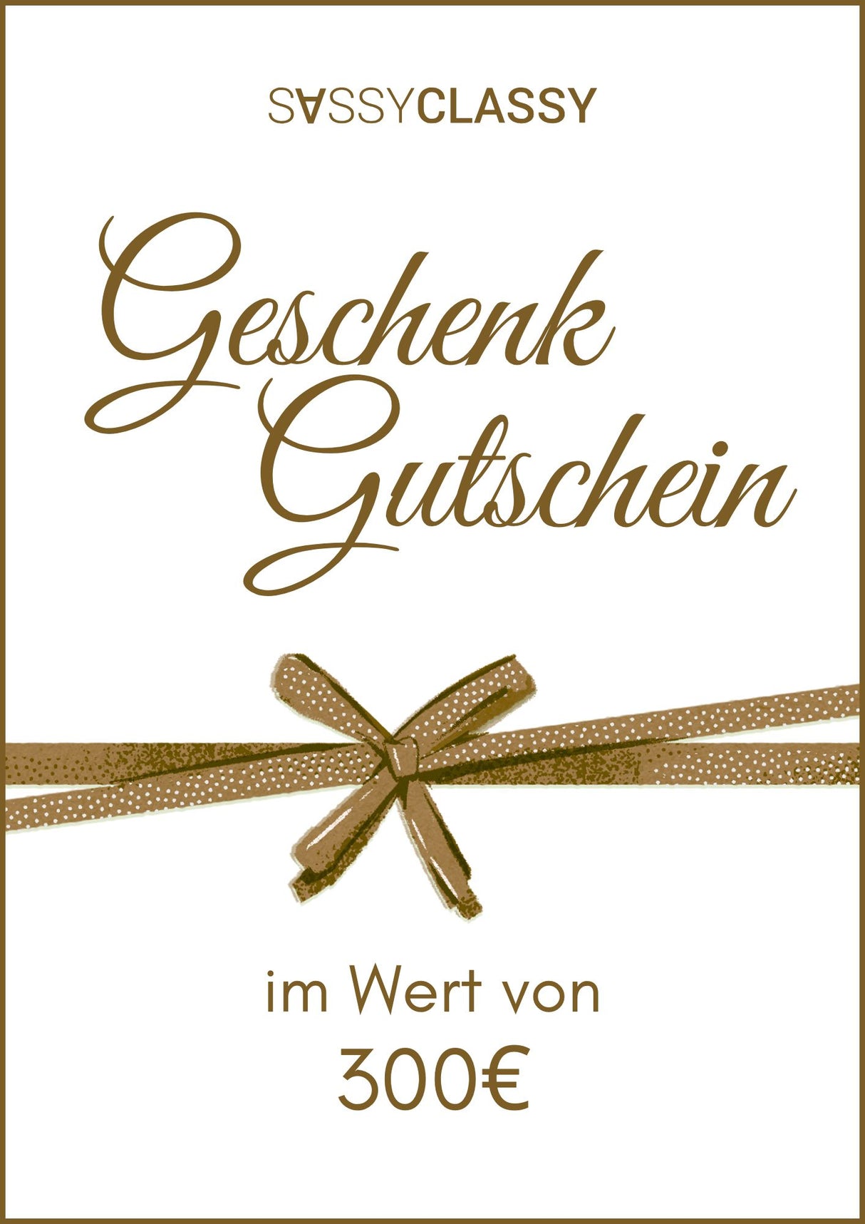 SASSYCLASSY Giftcard