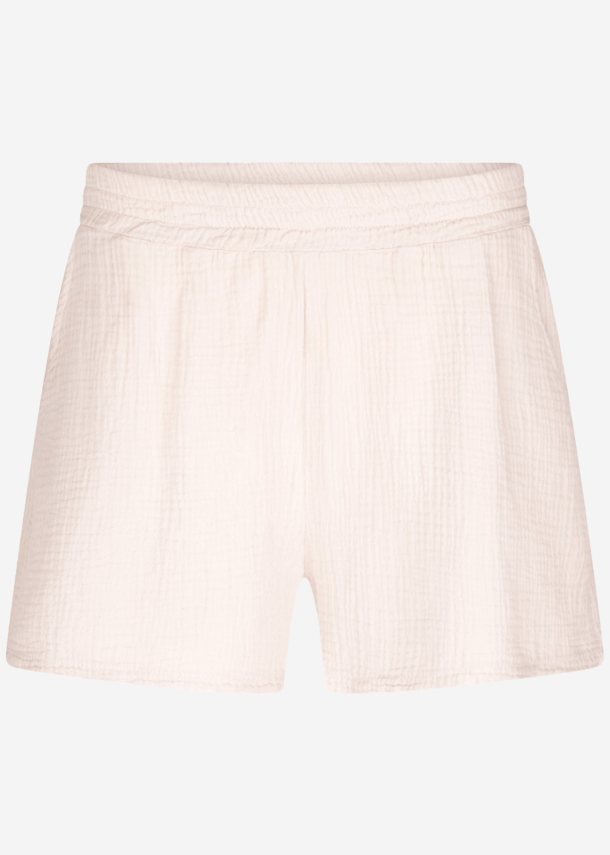 Musselin Shorts - hellbeige