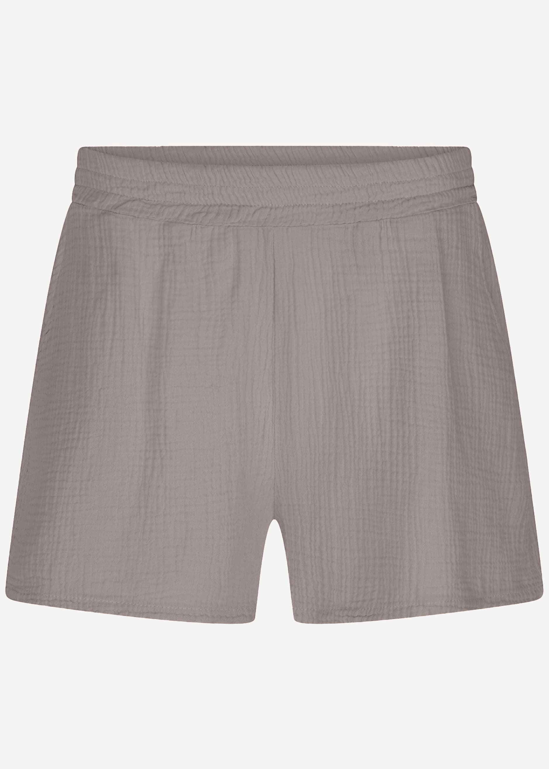 Muslin shorts, taupe