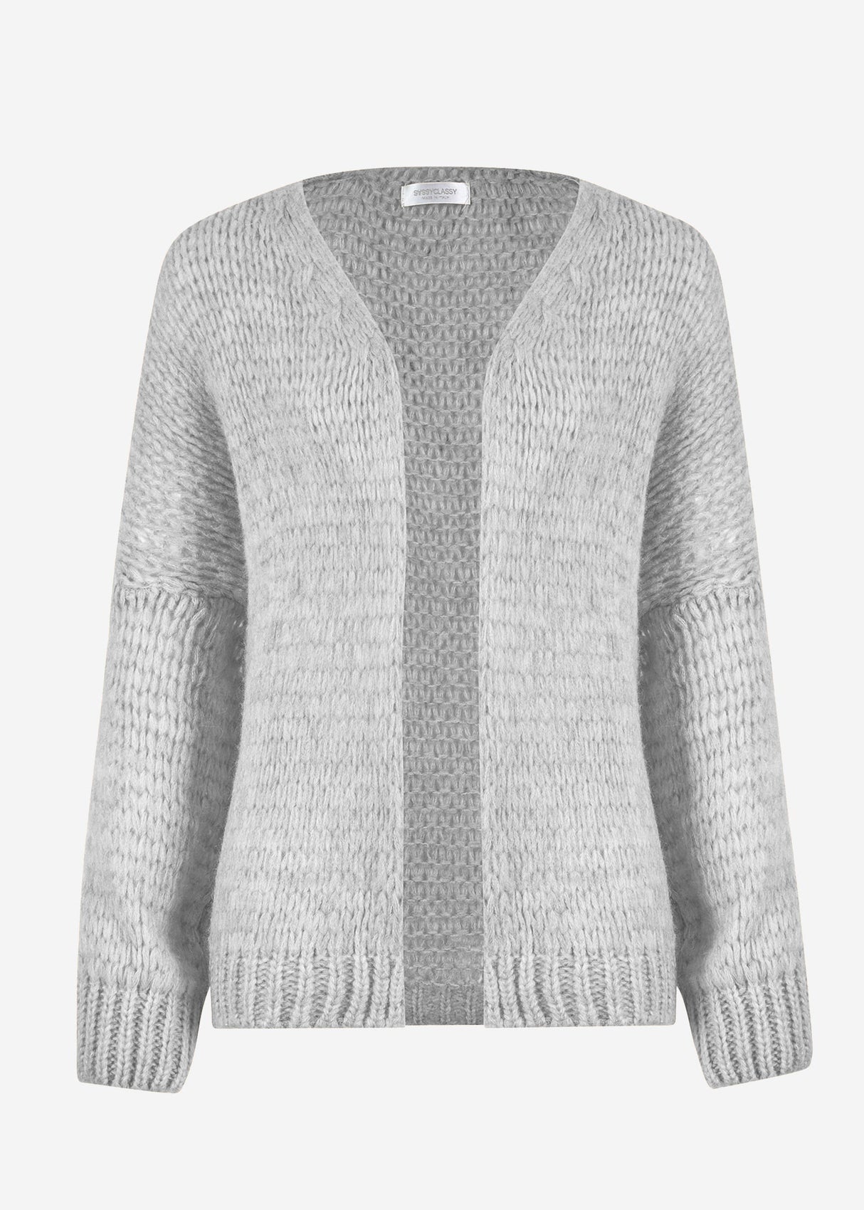 Oversized cardigan - light grey