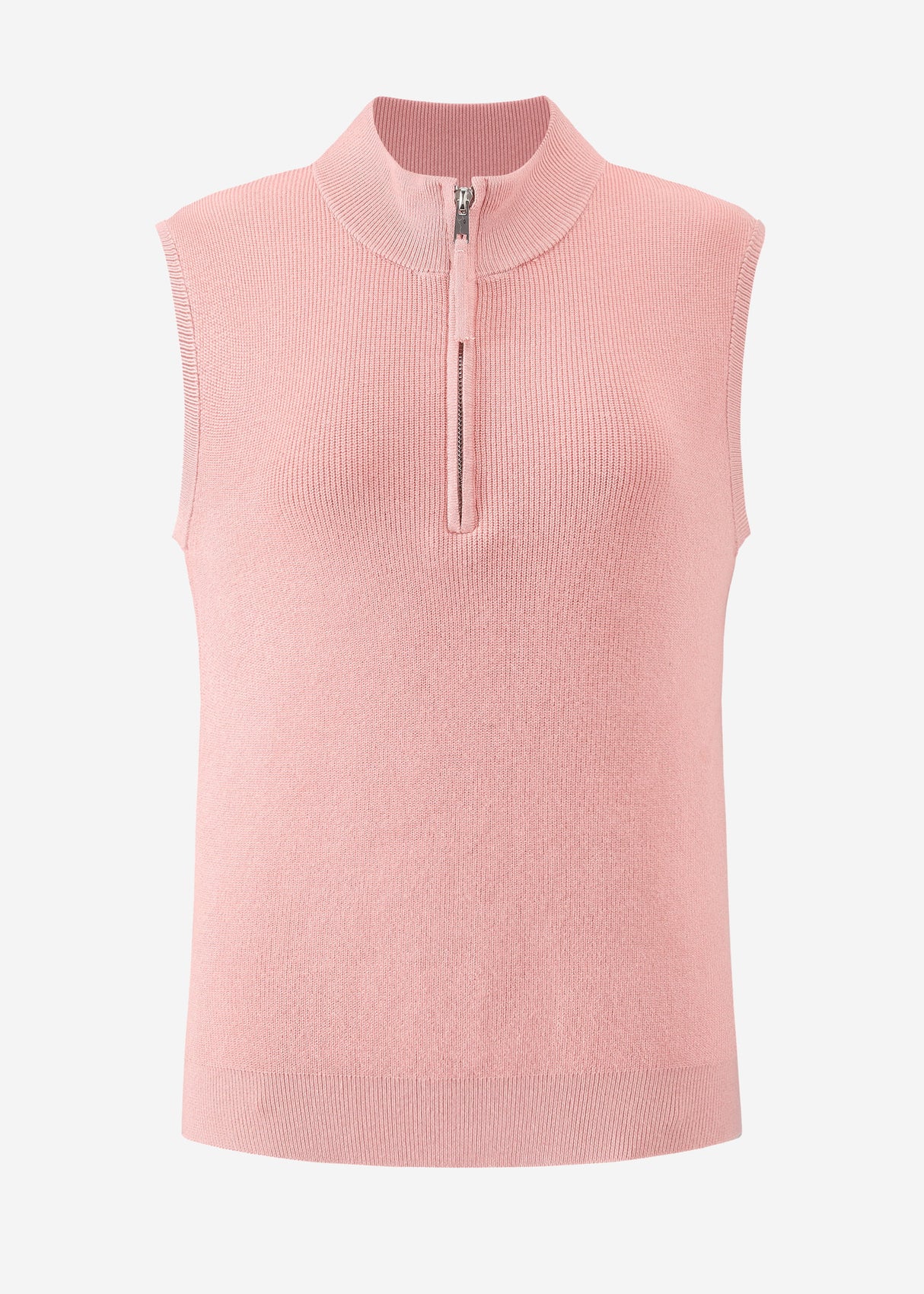 Top with zipper - pink