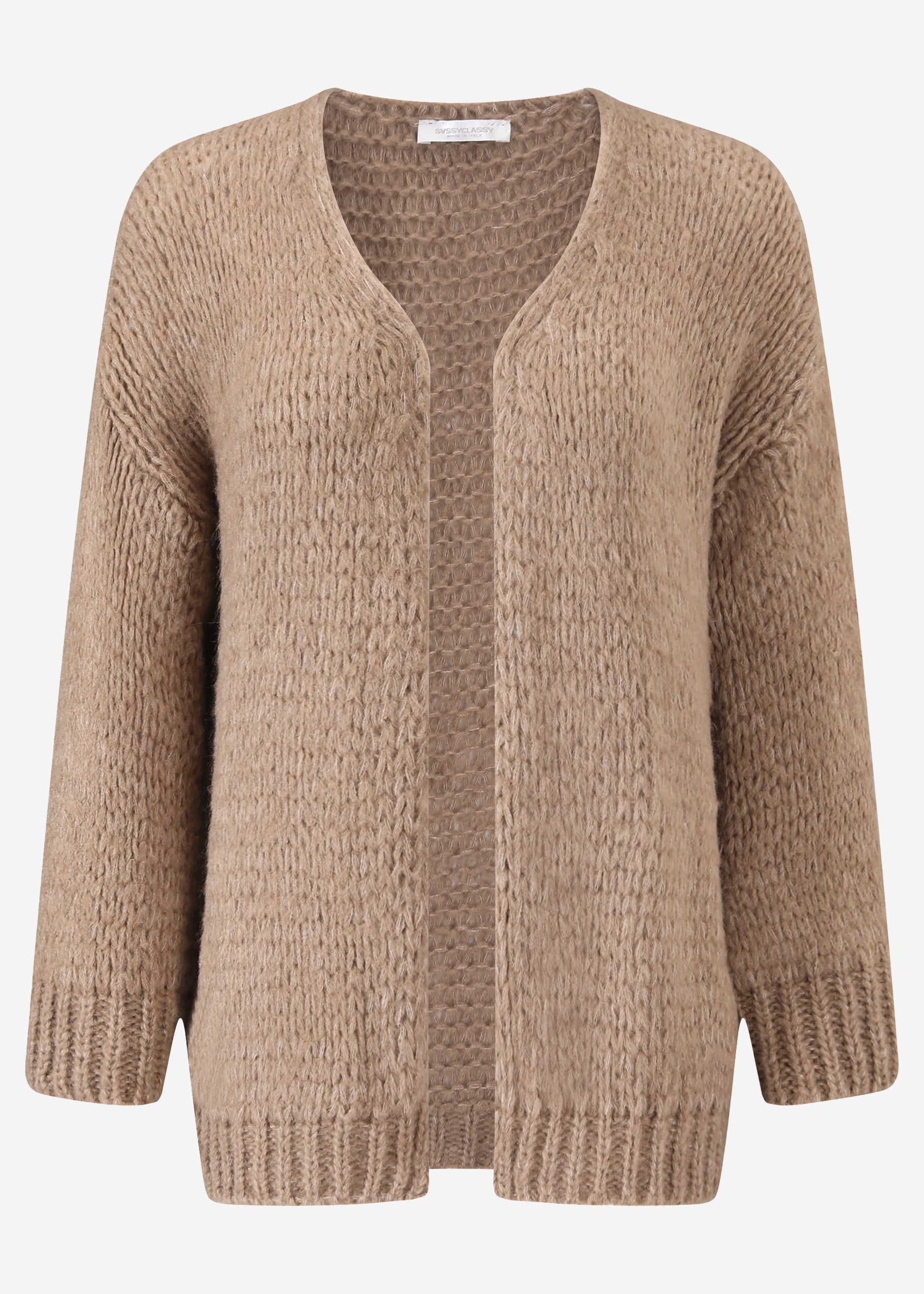 Oversized cardigan - brown