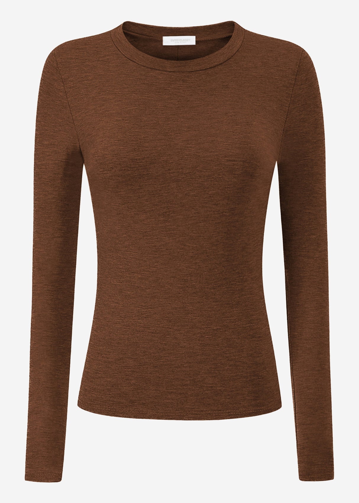 Long-sleeved shirt - brown