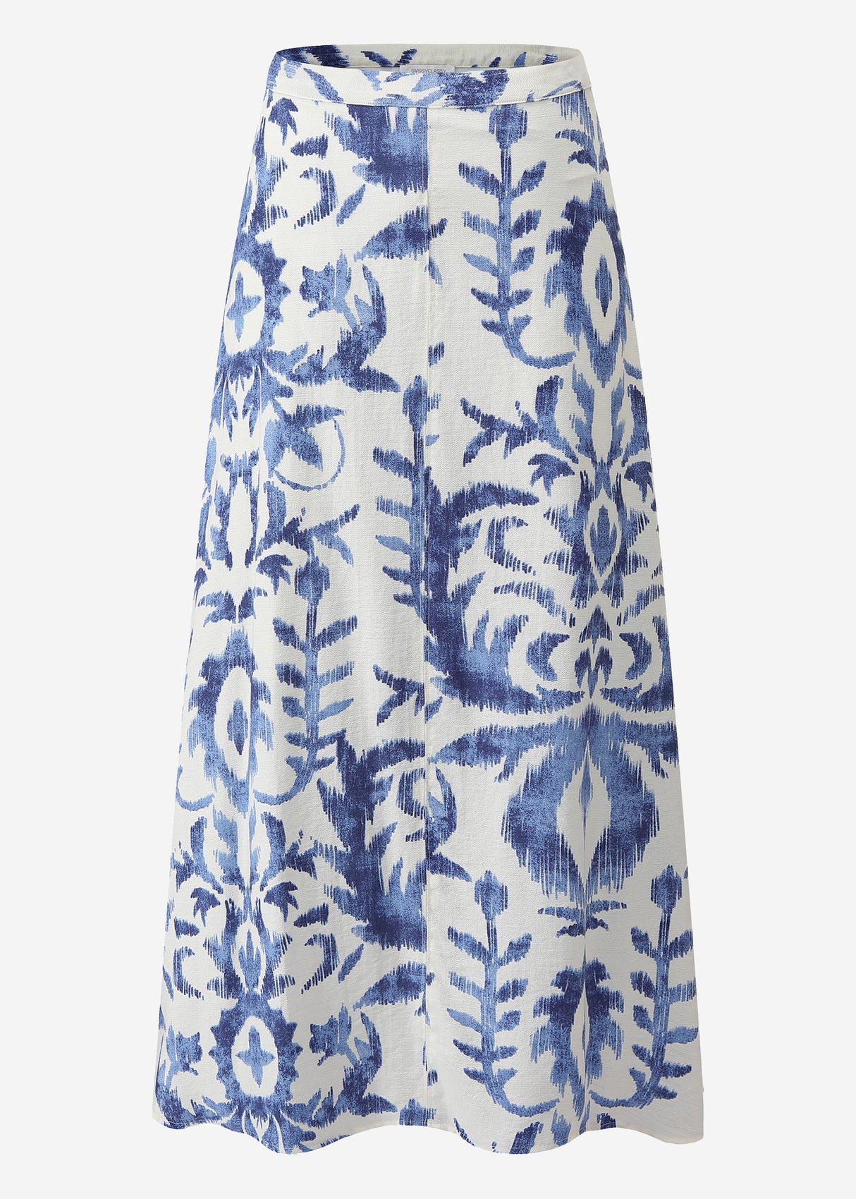 Maxi skirt with print - blue