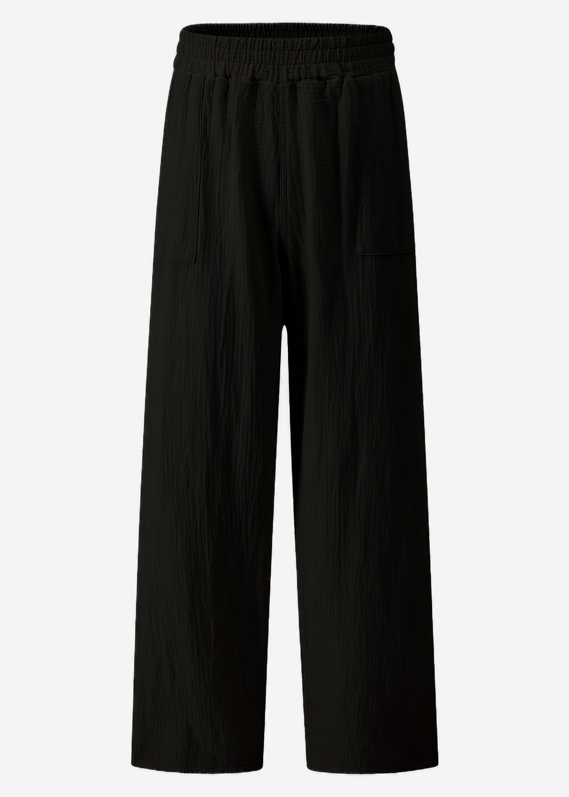 Muslin pants - black