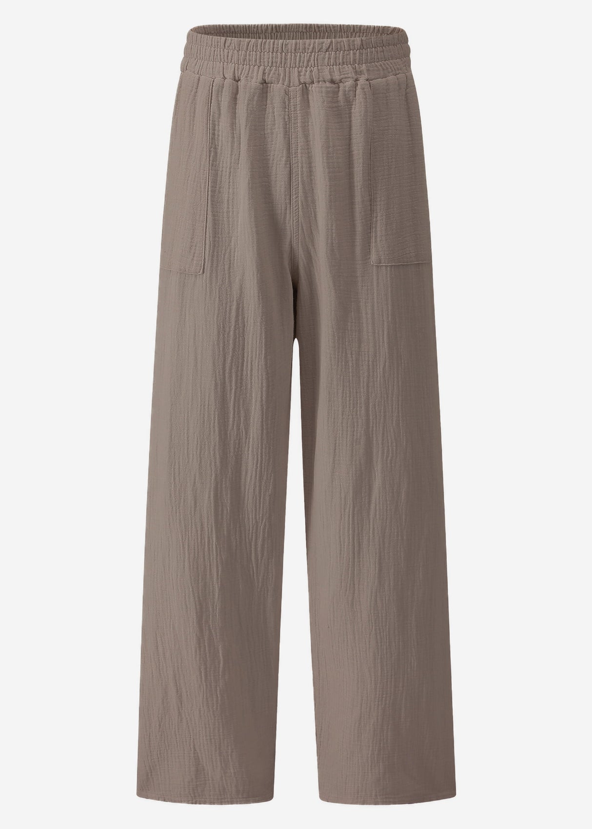 Muslin pants - taupe