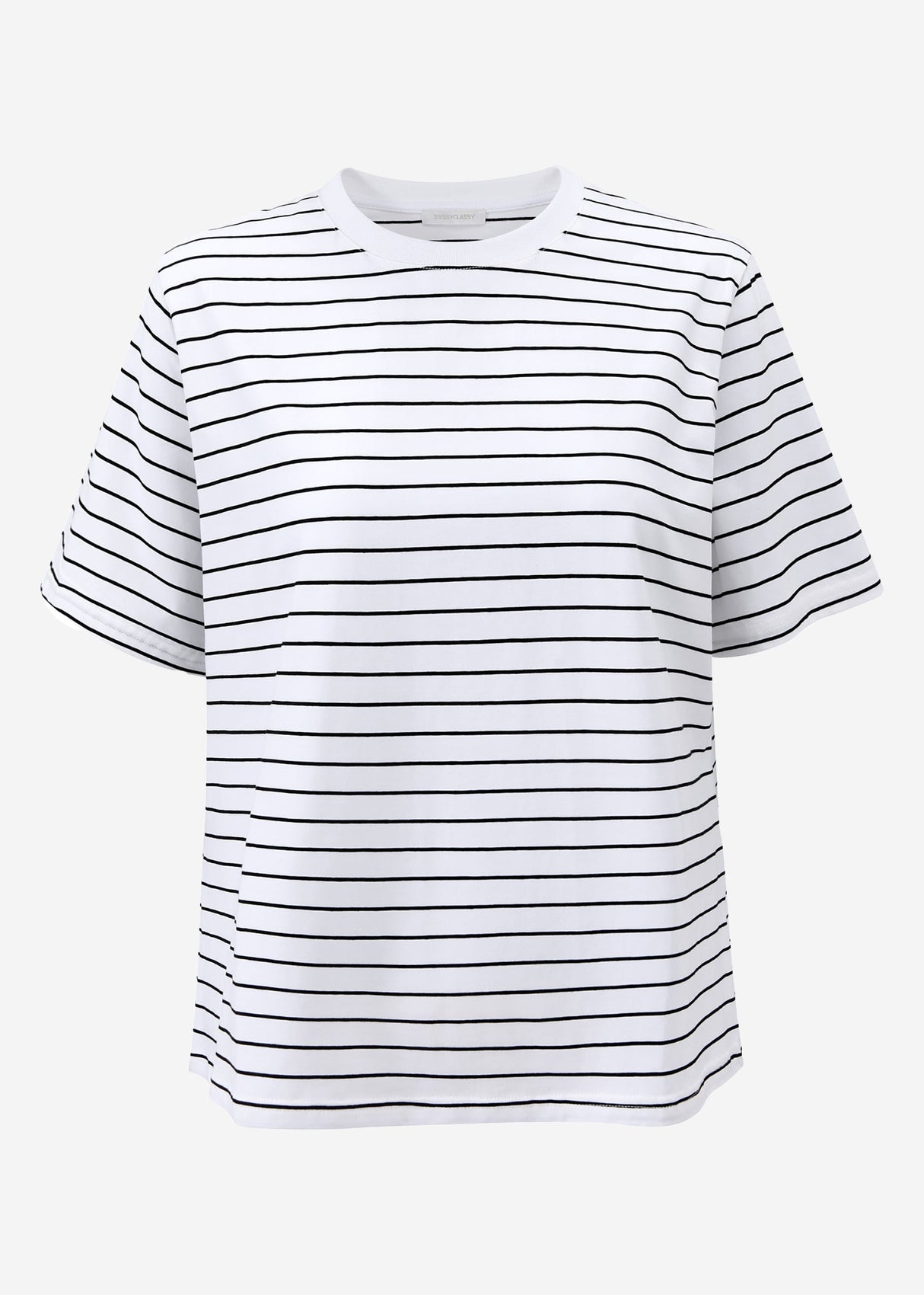 Striped T -shirt - off-white