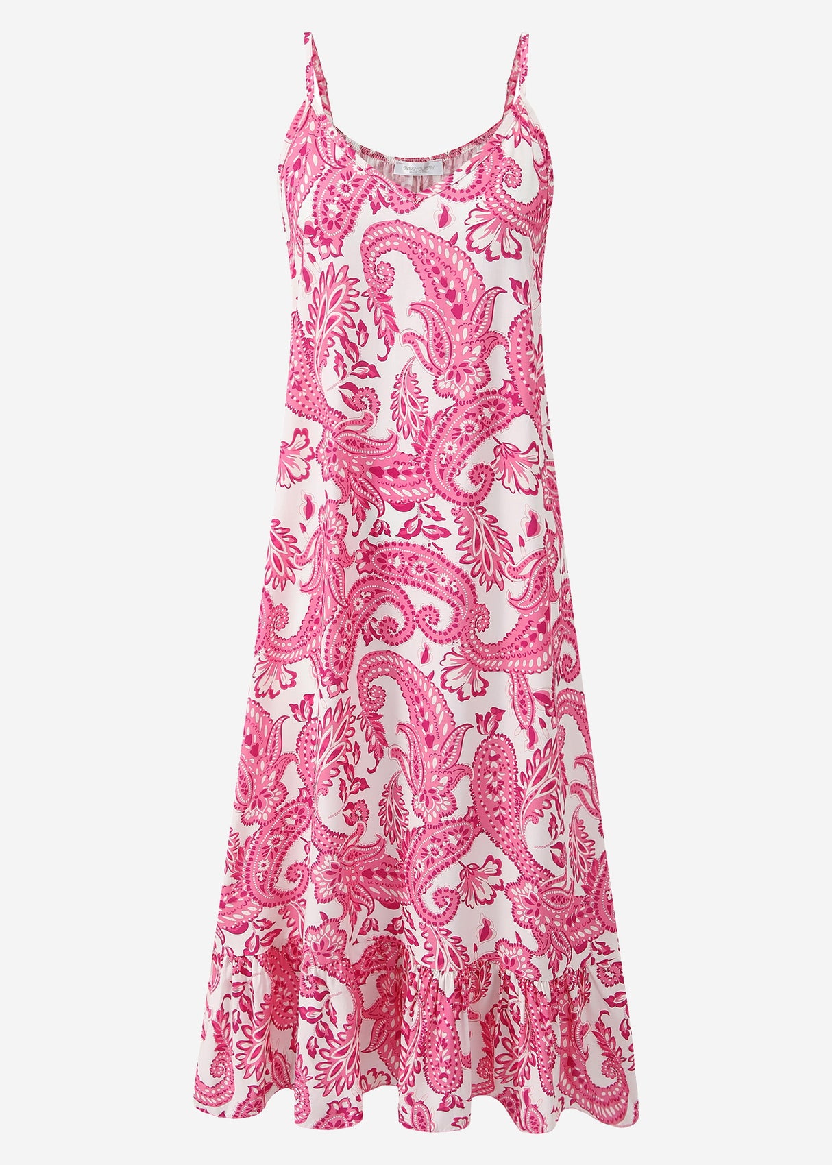 Maxi dress with Paisley print - pink