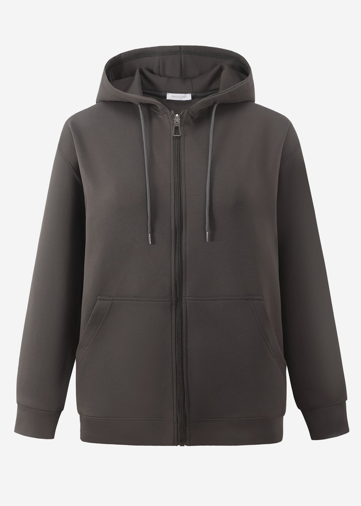 Oversized hooded sweatshirt - gray