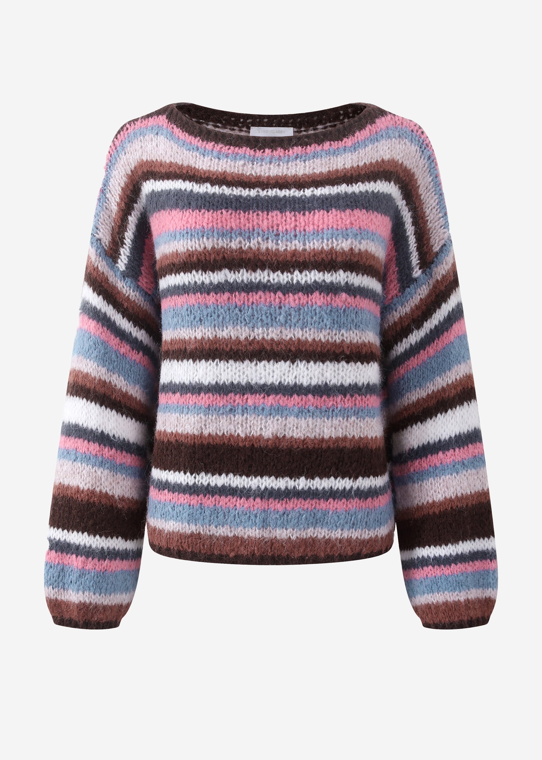 Striped sweater - pink blue