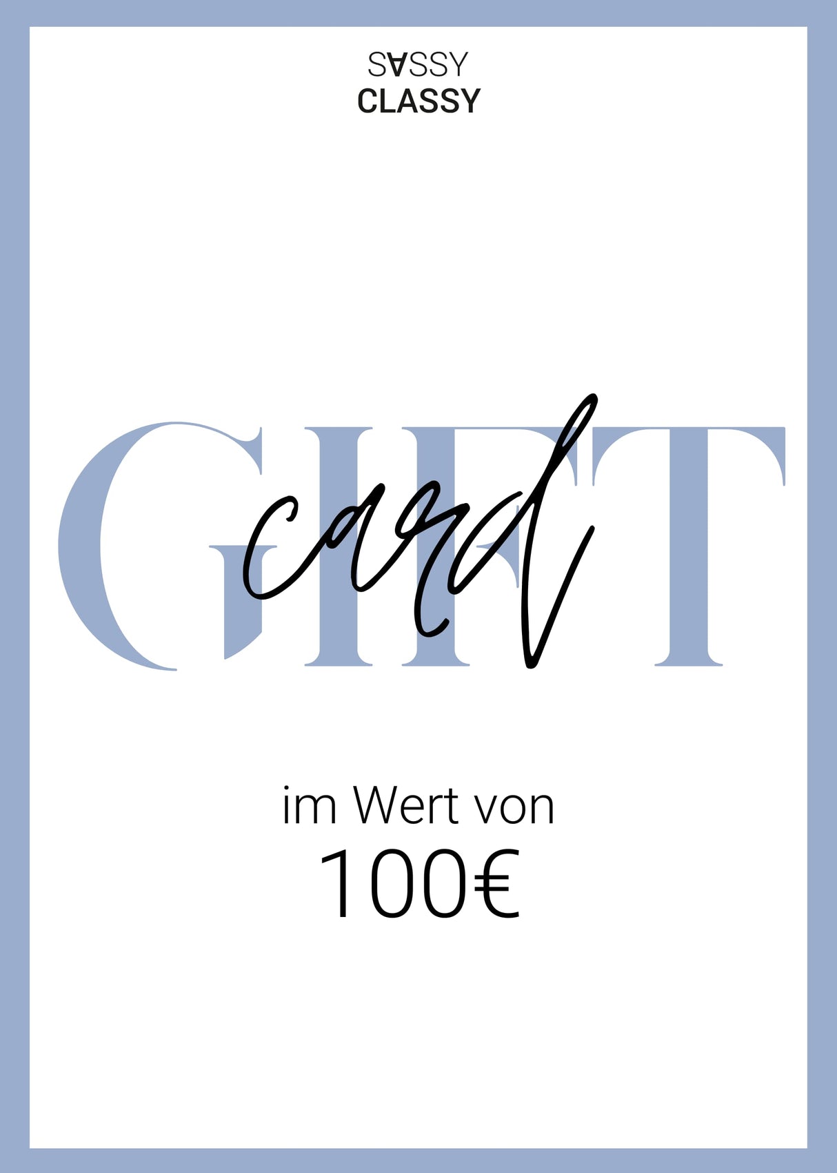 SASSYCLASSY Giftcard