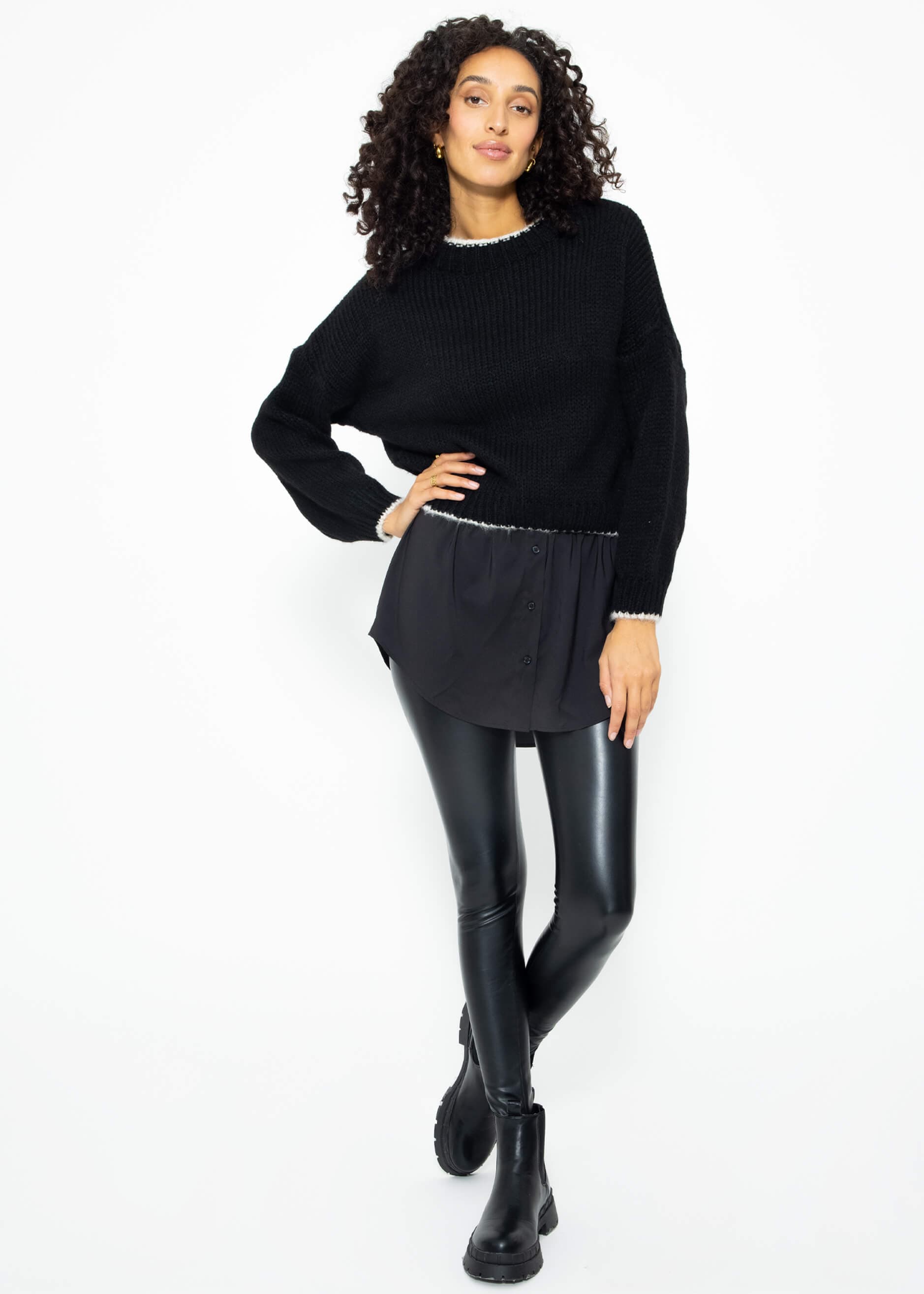 Blouse skirt - black