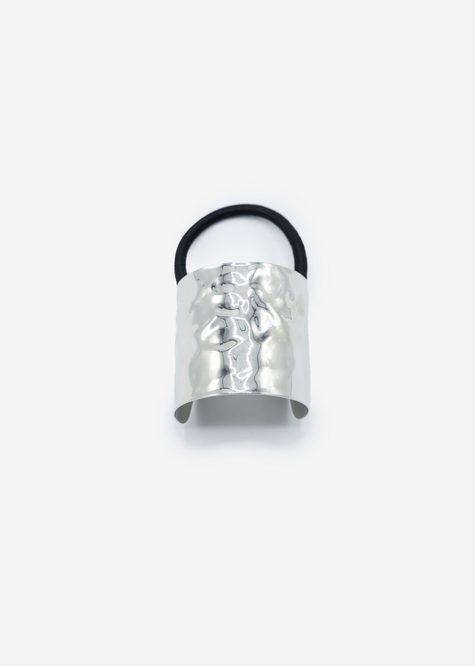 Metallic Haargummi - silber
