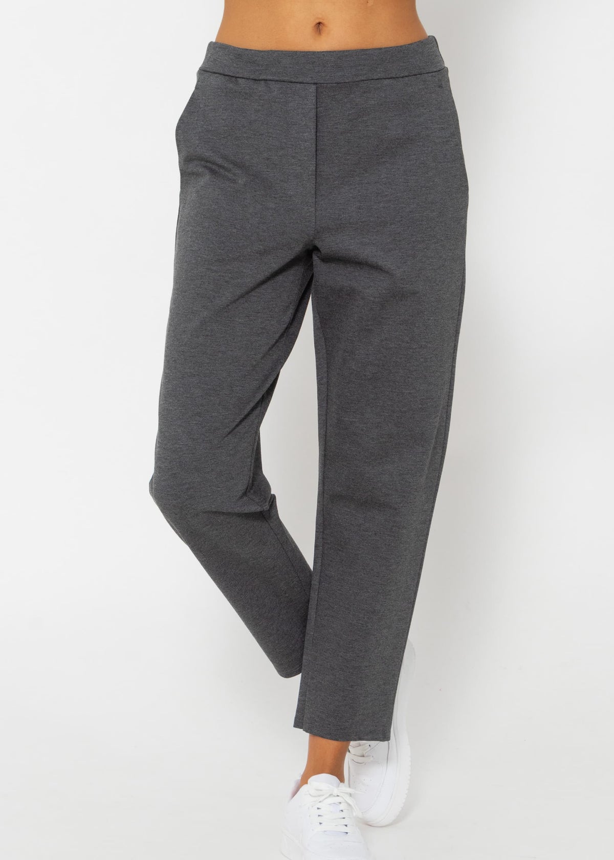 Jersey chinos - grey