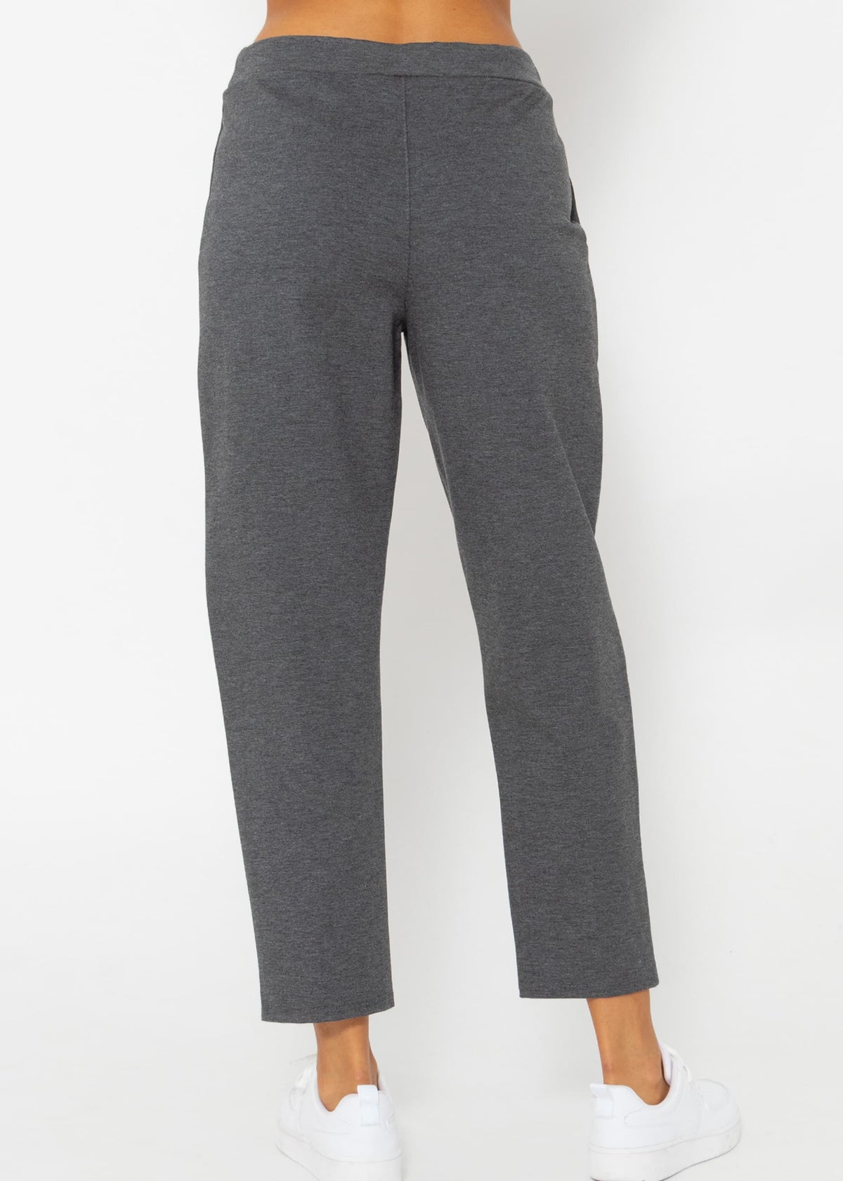 Jersey chinos - grey