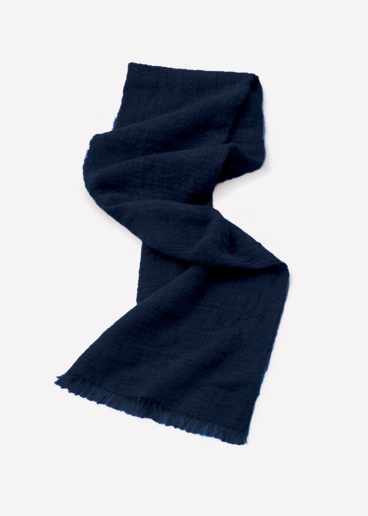 Muslin scarf, dark blue