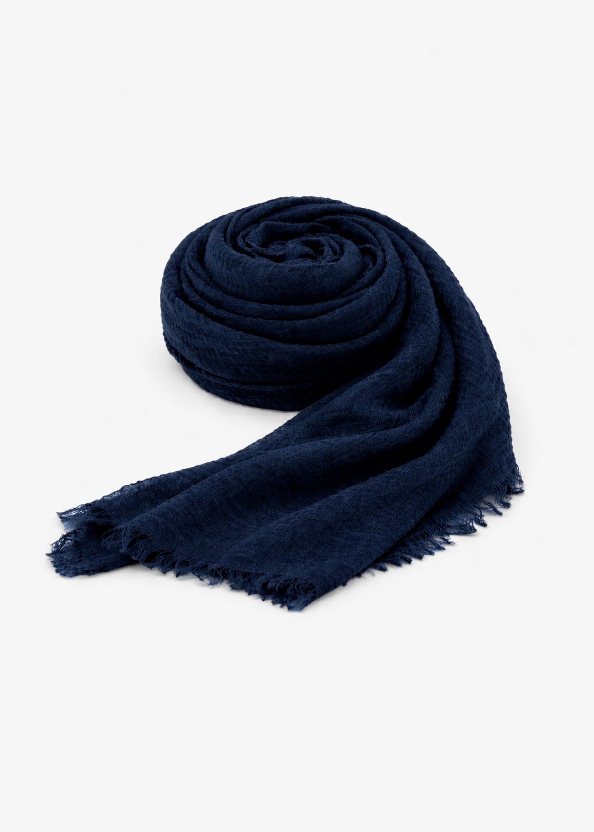 Muslin scarf, dark blue