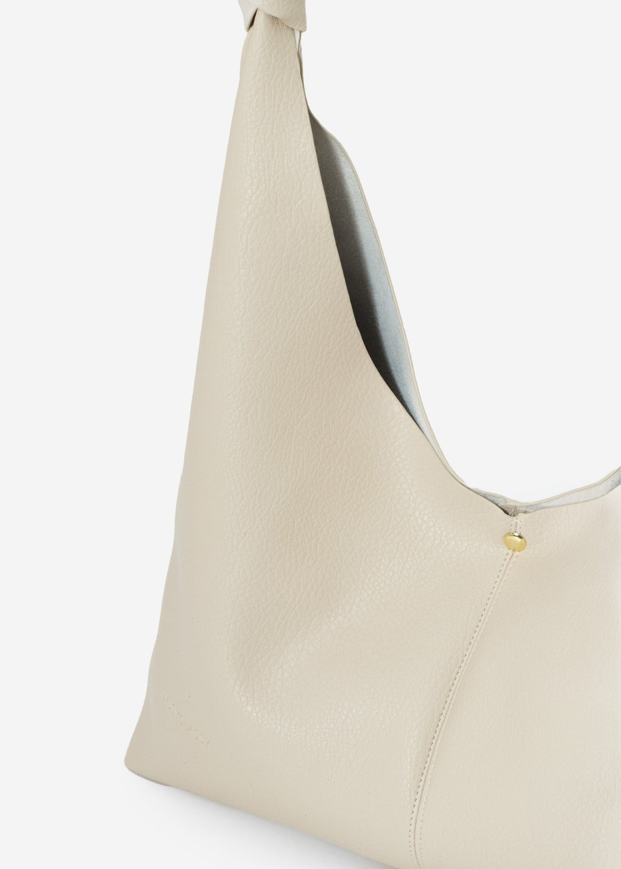 Shopper mit Knotendetail - beige