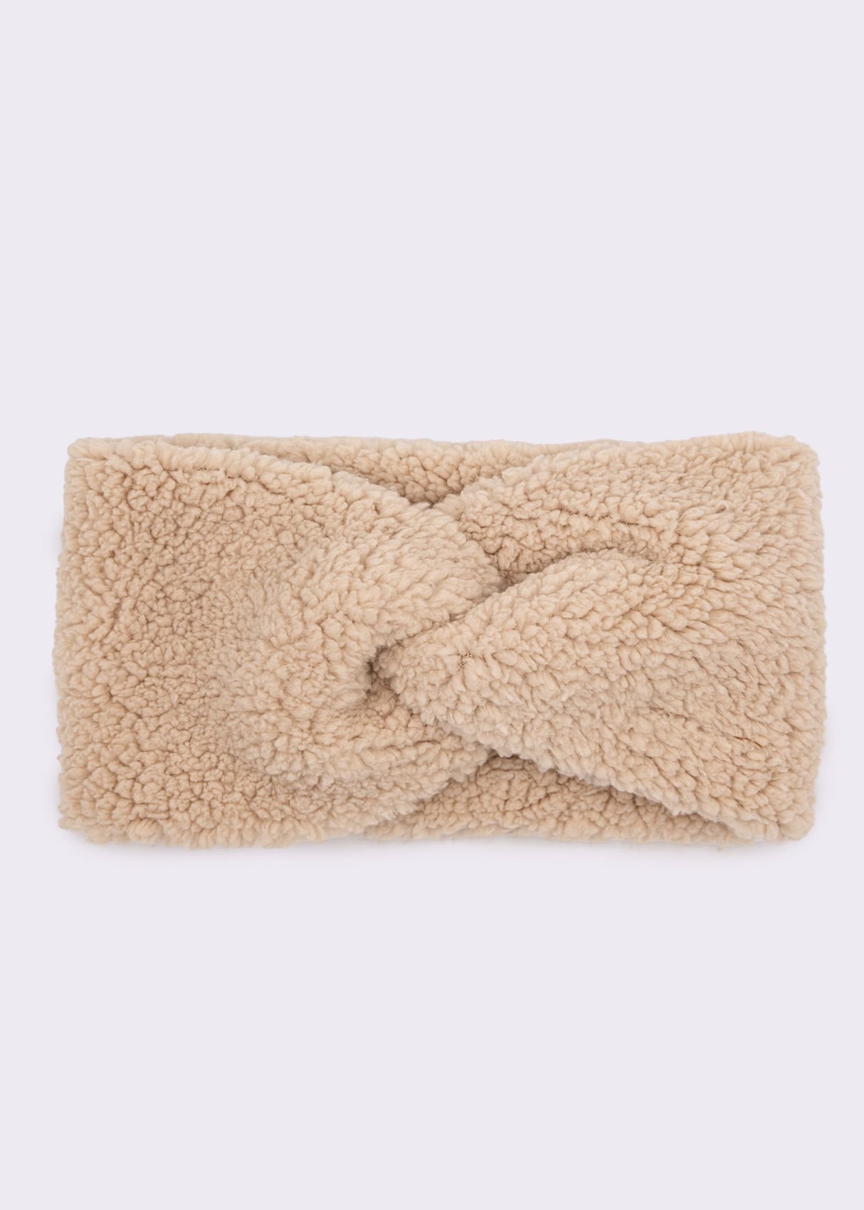 Teddy headband - beige