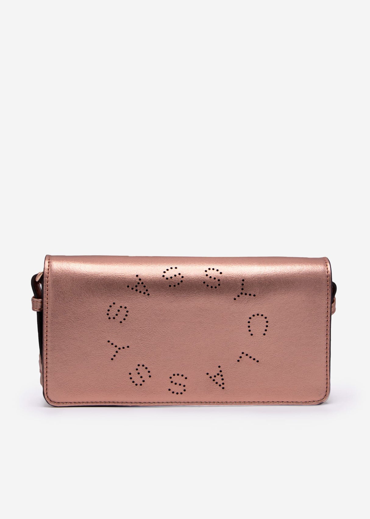 Glänzende SASSYCLASSY Handtasche, rosa