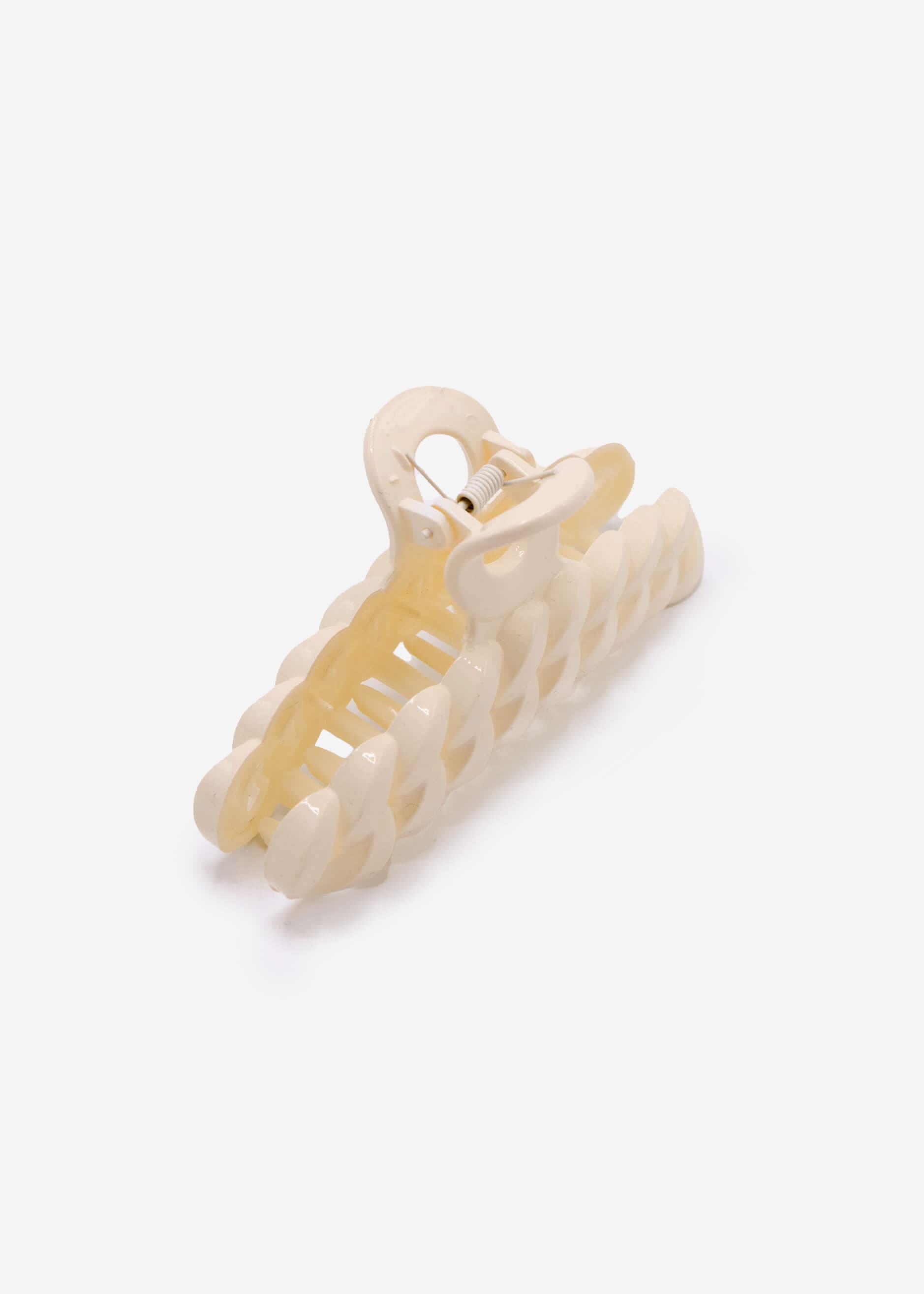 Kettenglieder Haarklammer, beige