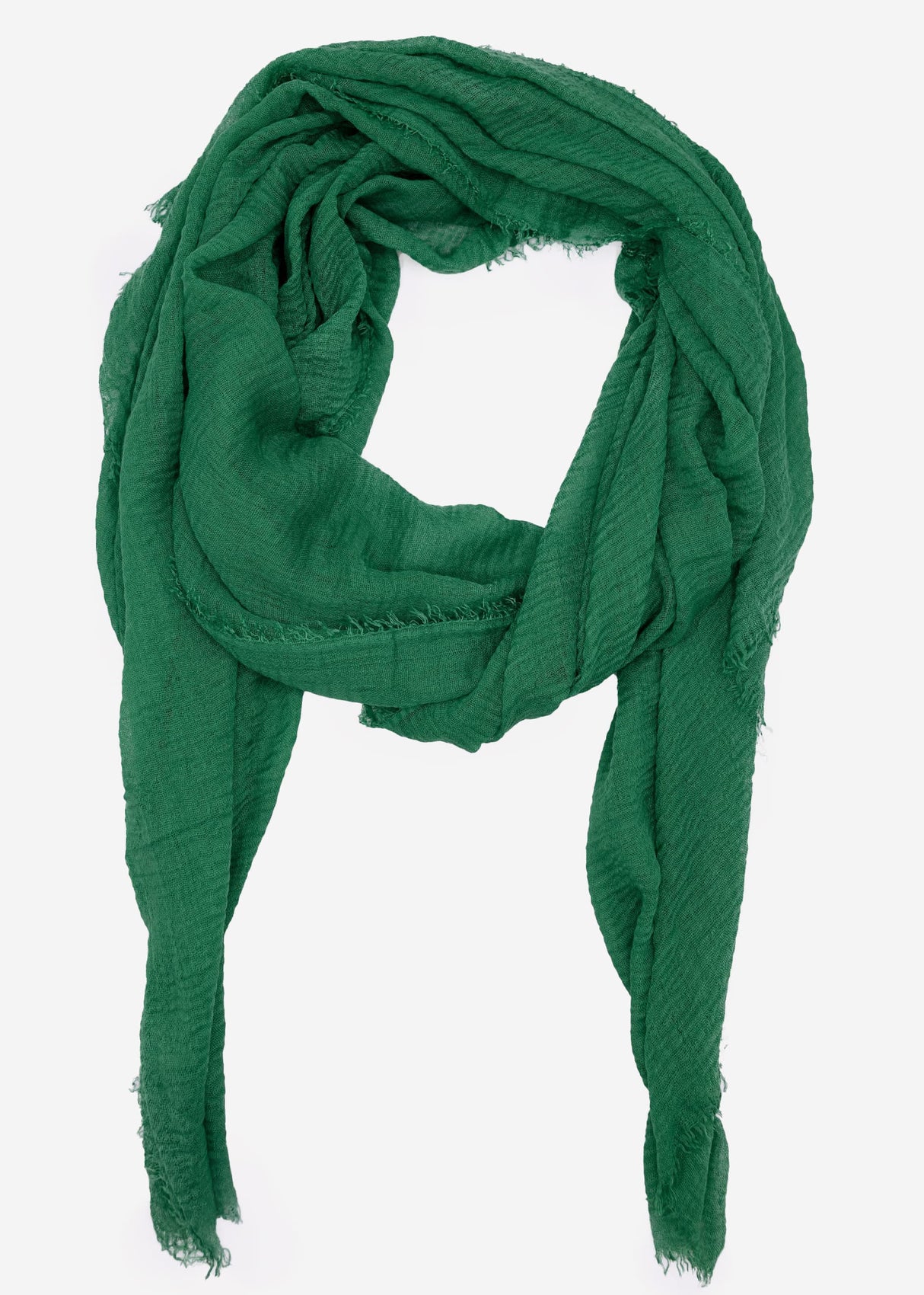 Musselin Schal, grün