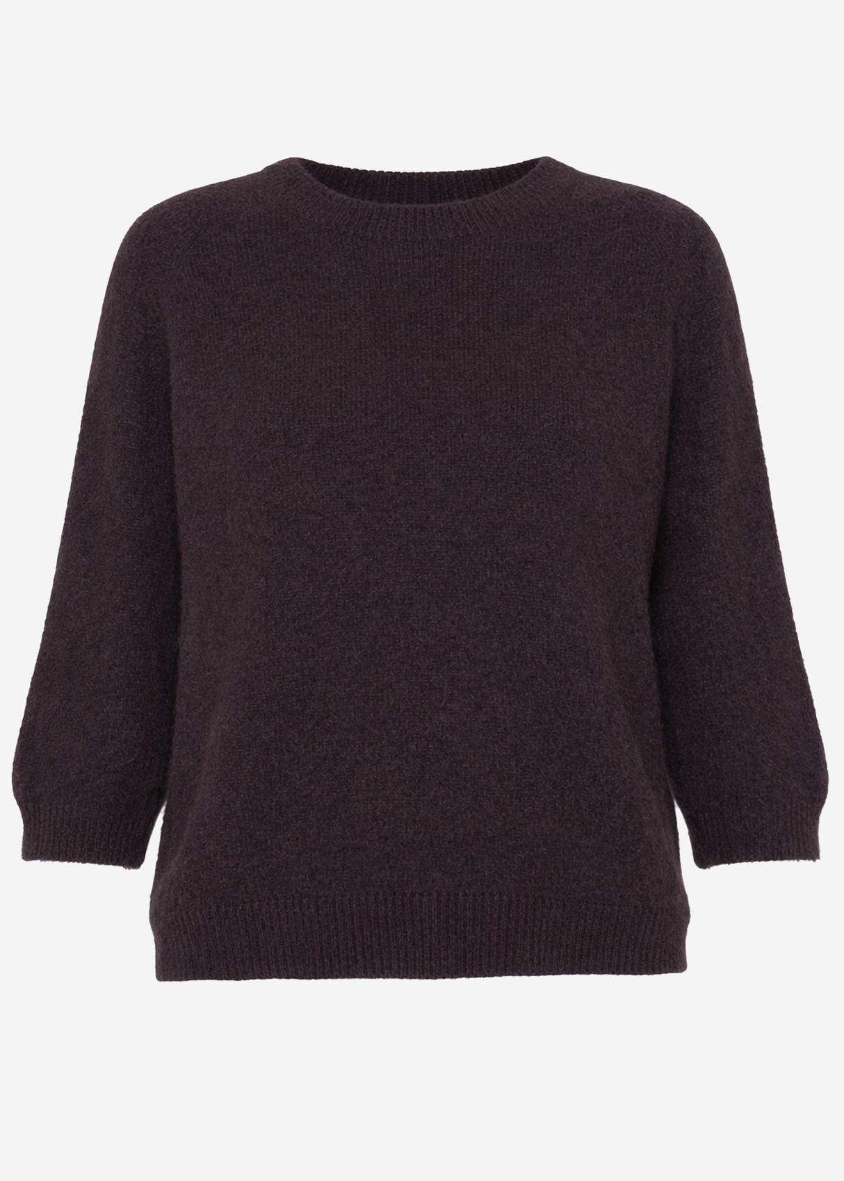 Knit top - dark brown
