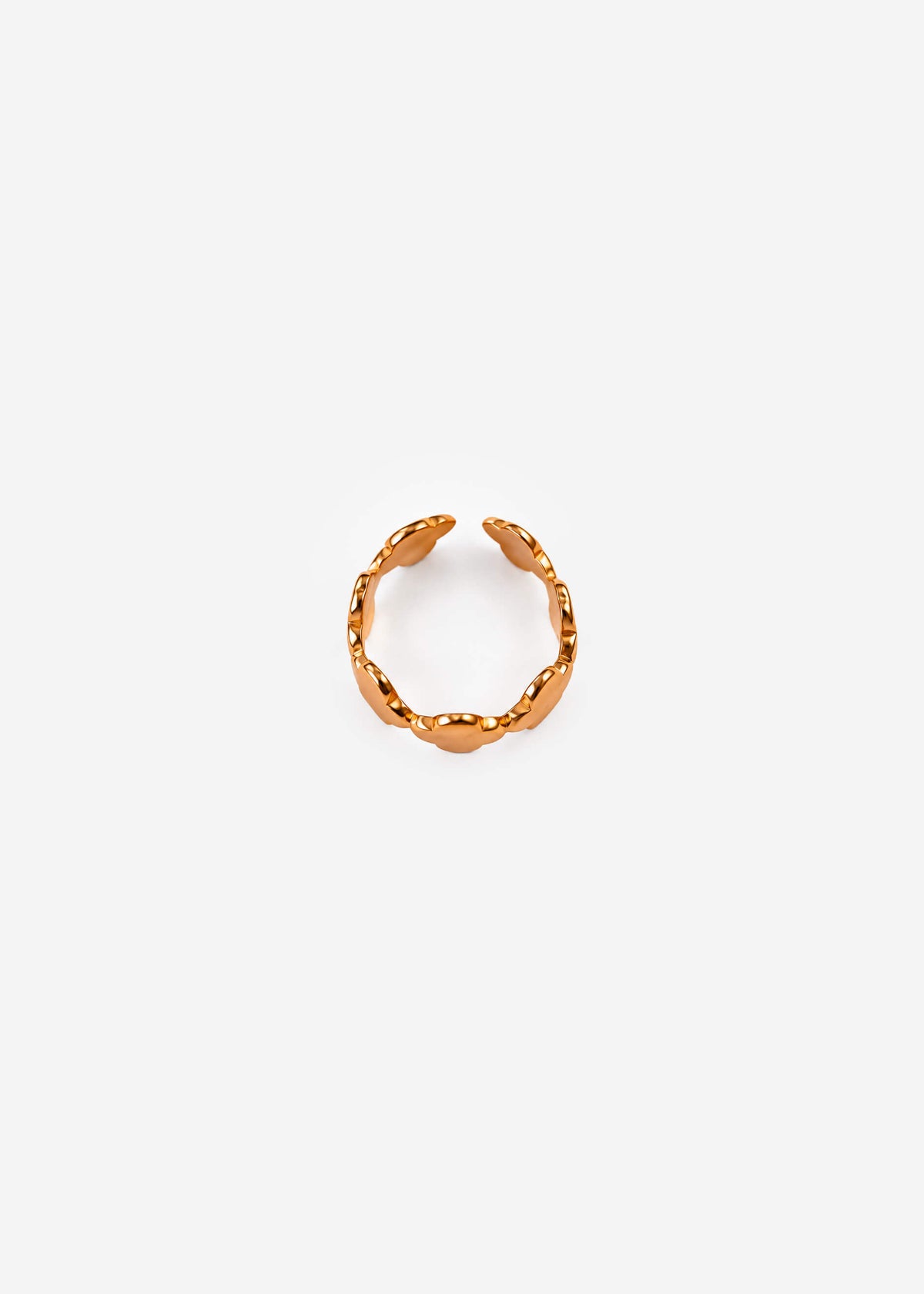 Kleeblatt Statement Ring - gold