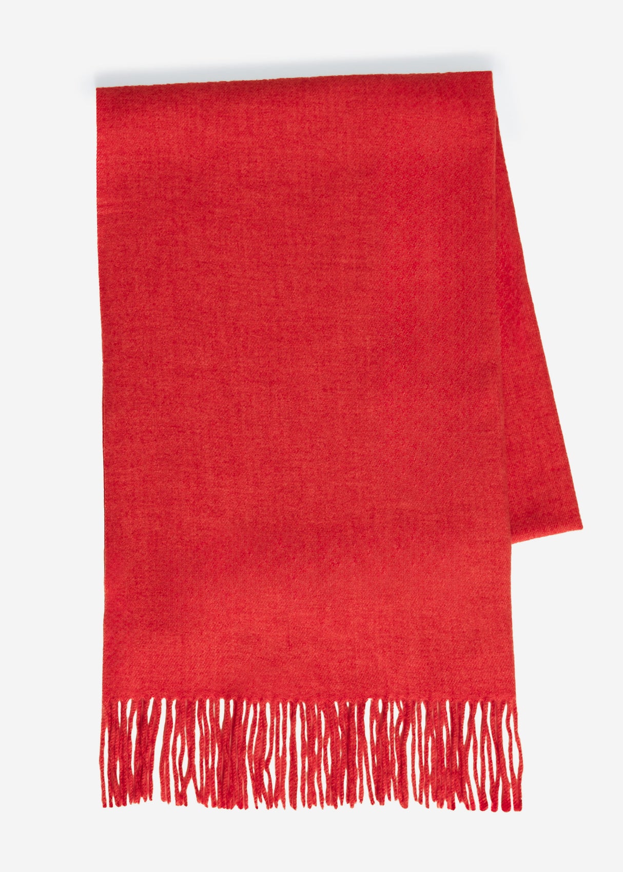 Soft scarf with cashmere - red