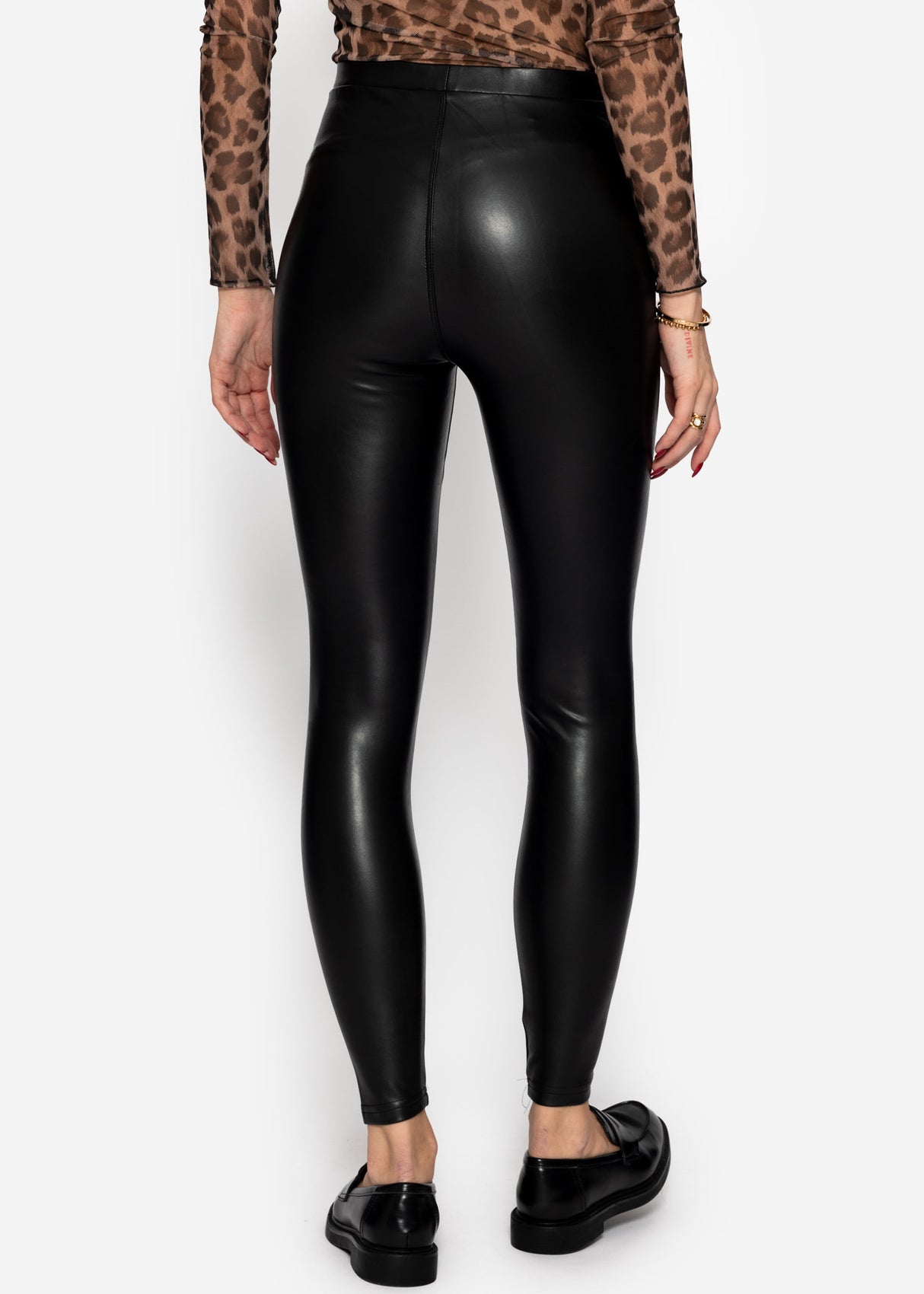 Thermo Leggings, schwarz