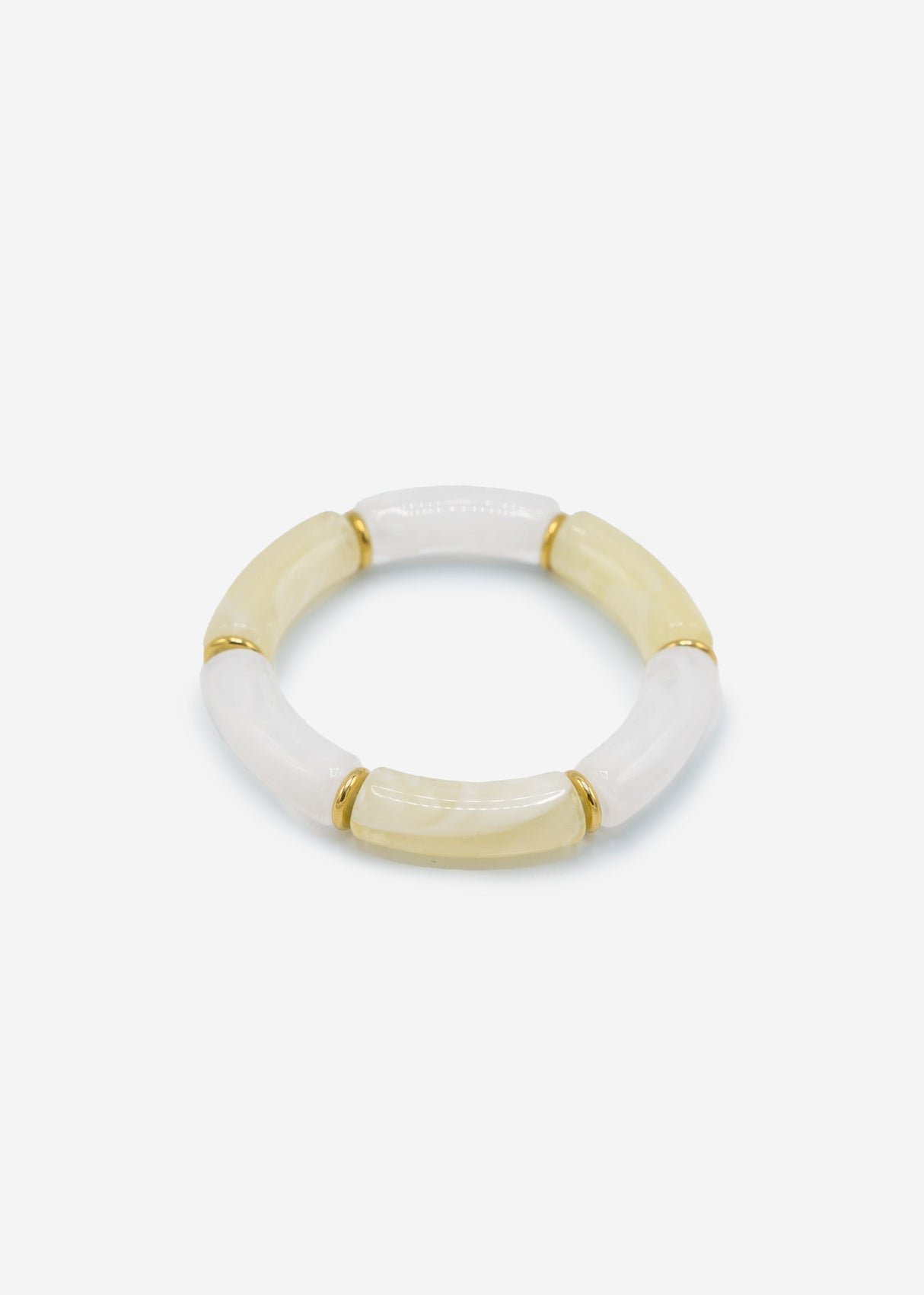 Bracelet with pearls - offwhite