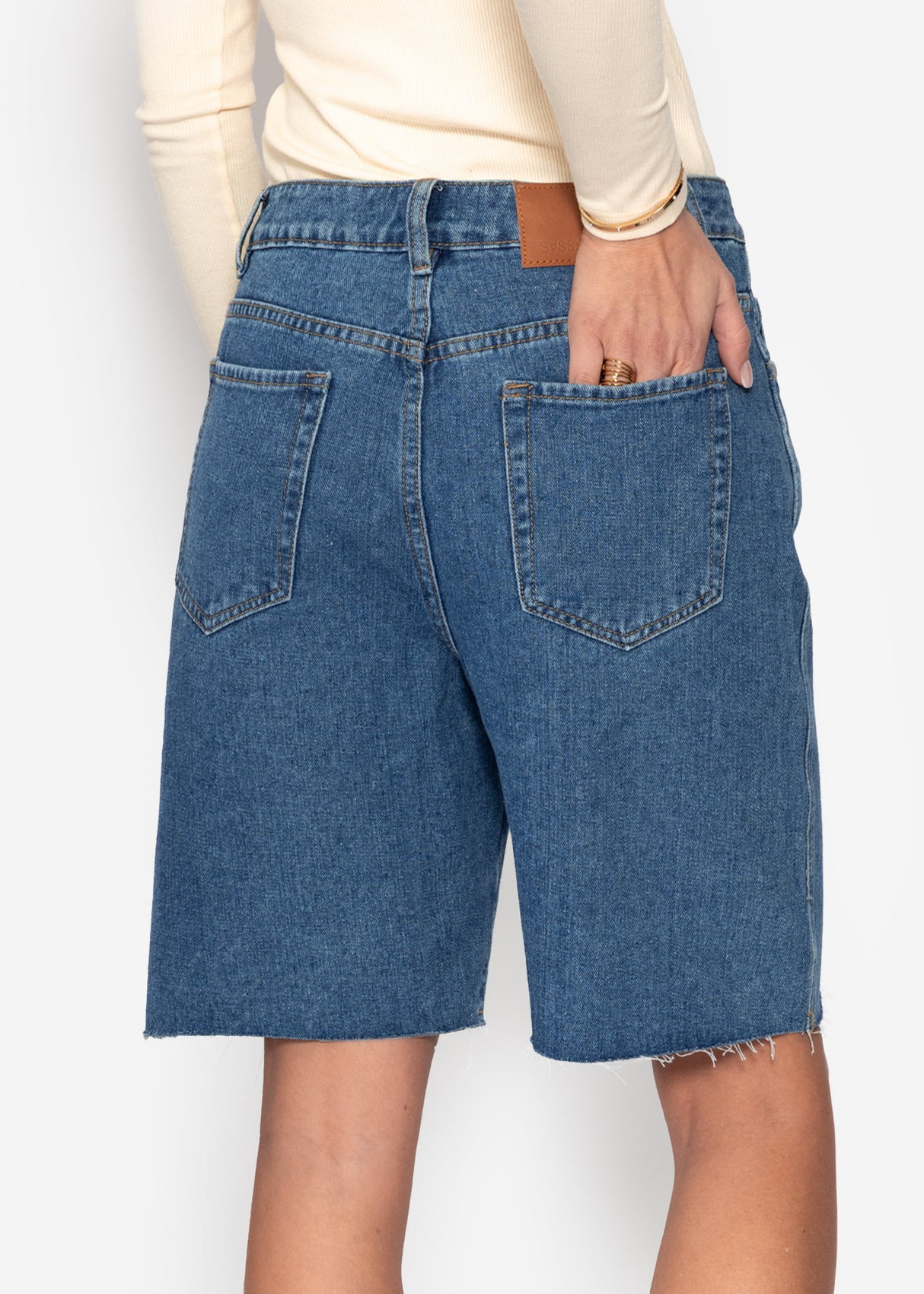 Bermuda jeans shorts - blue