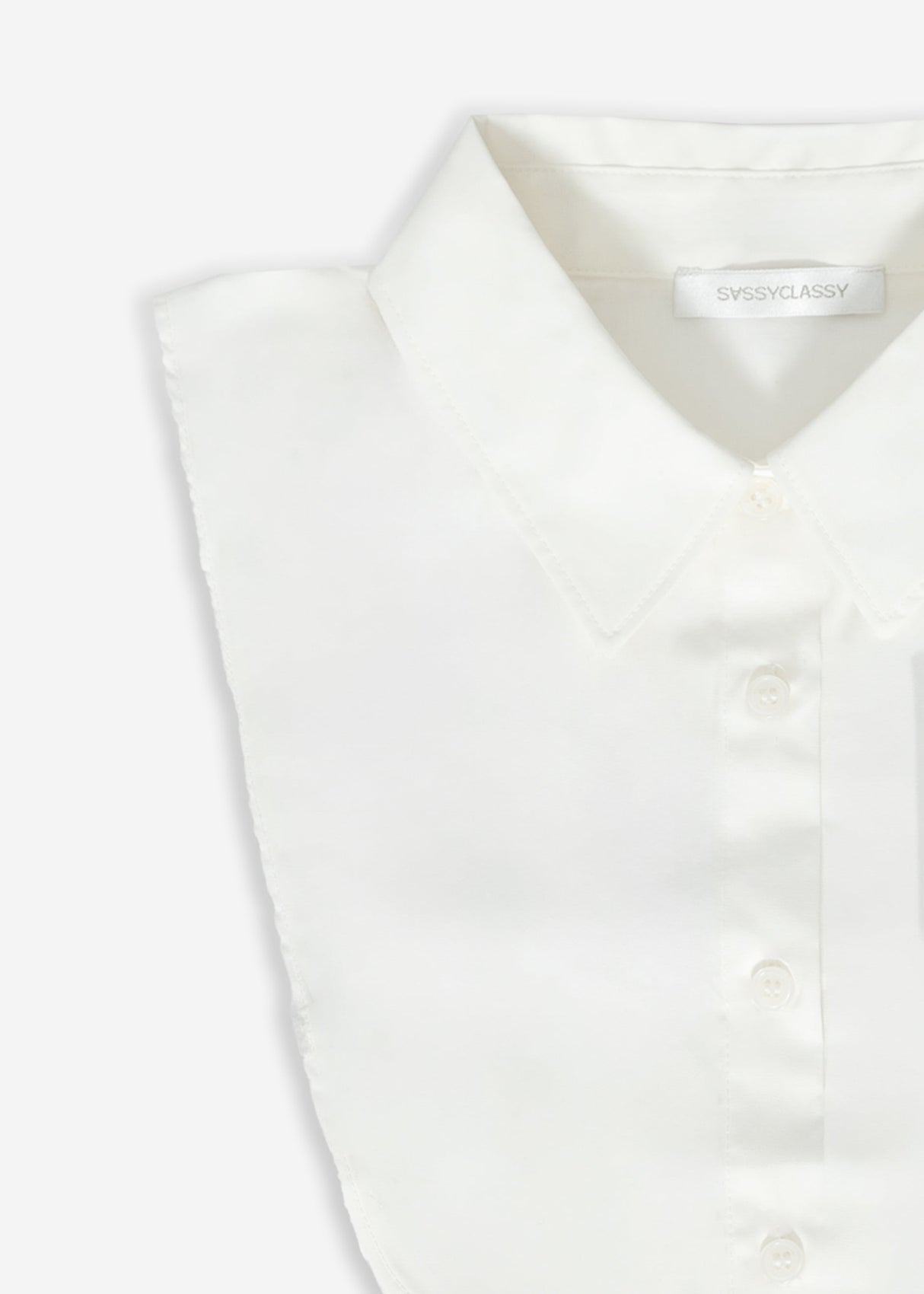 Blouse insert - white