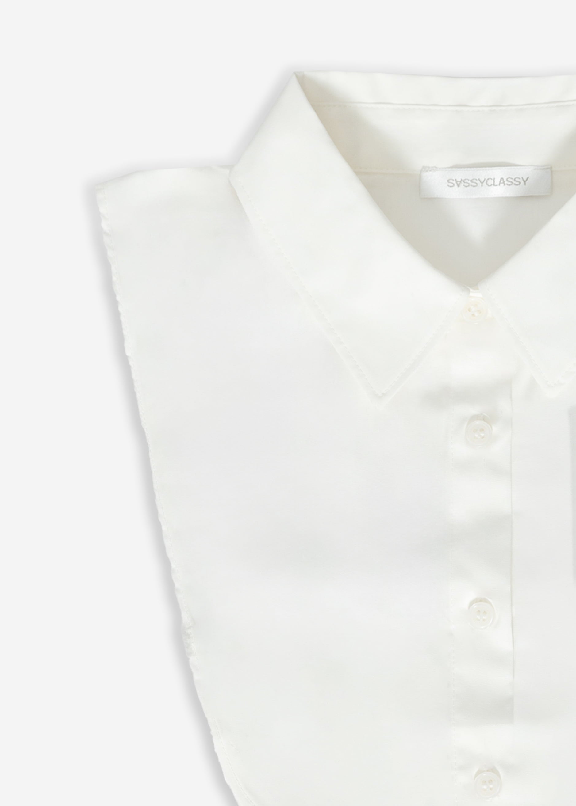 Blouse insert - white