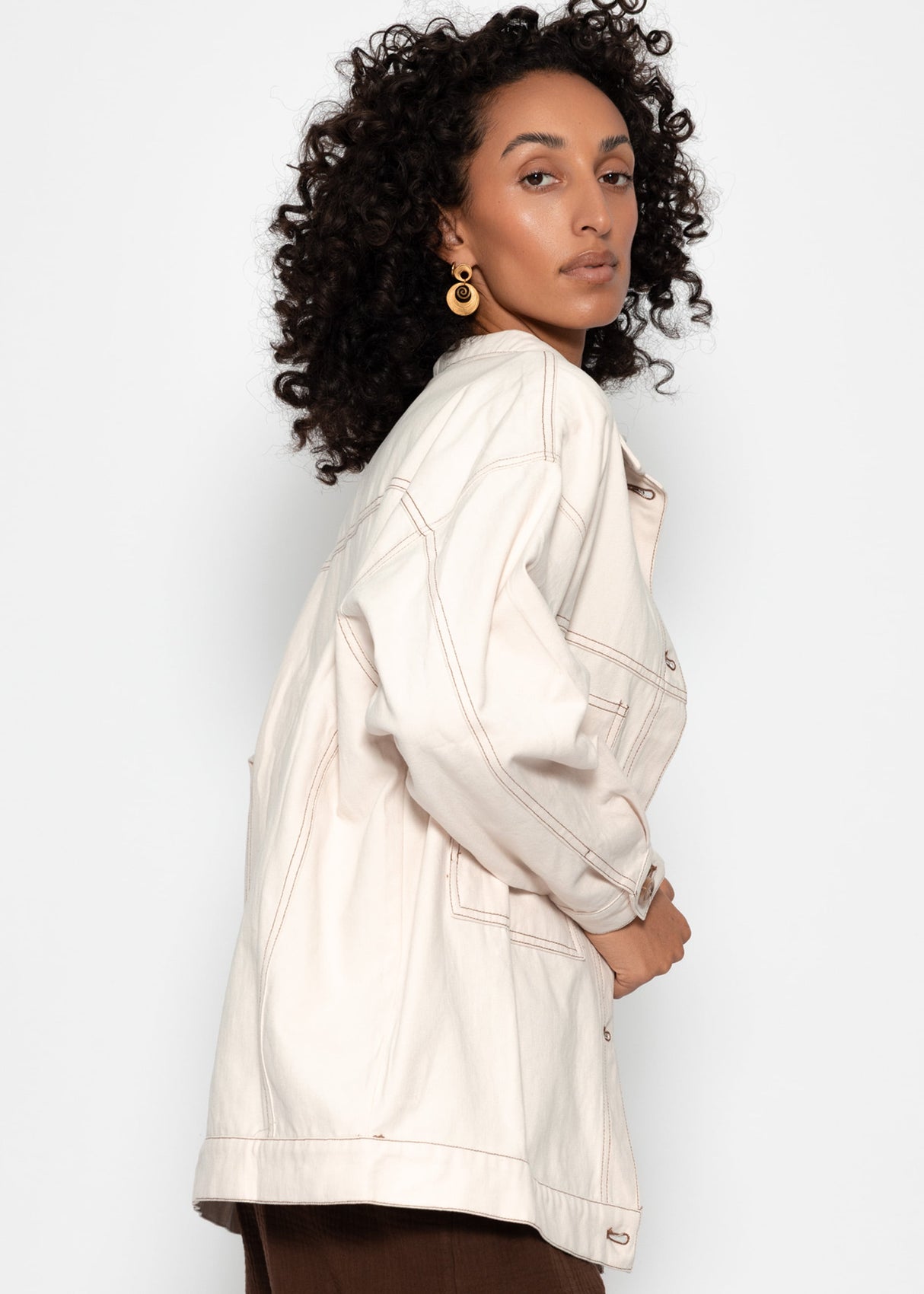 Blouse jacket - beige