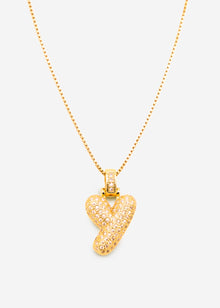 Buchstaben Kette - Y - gold