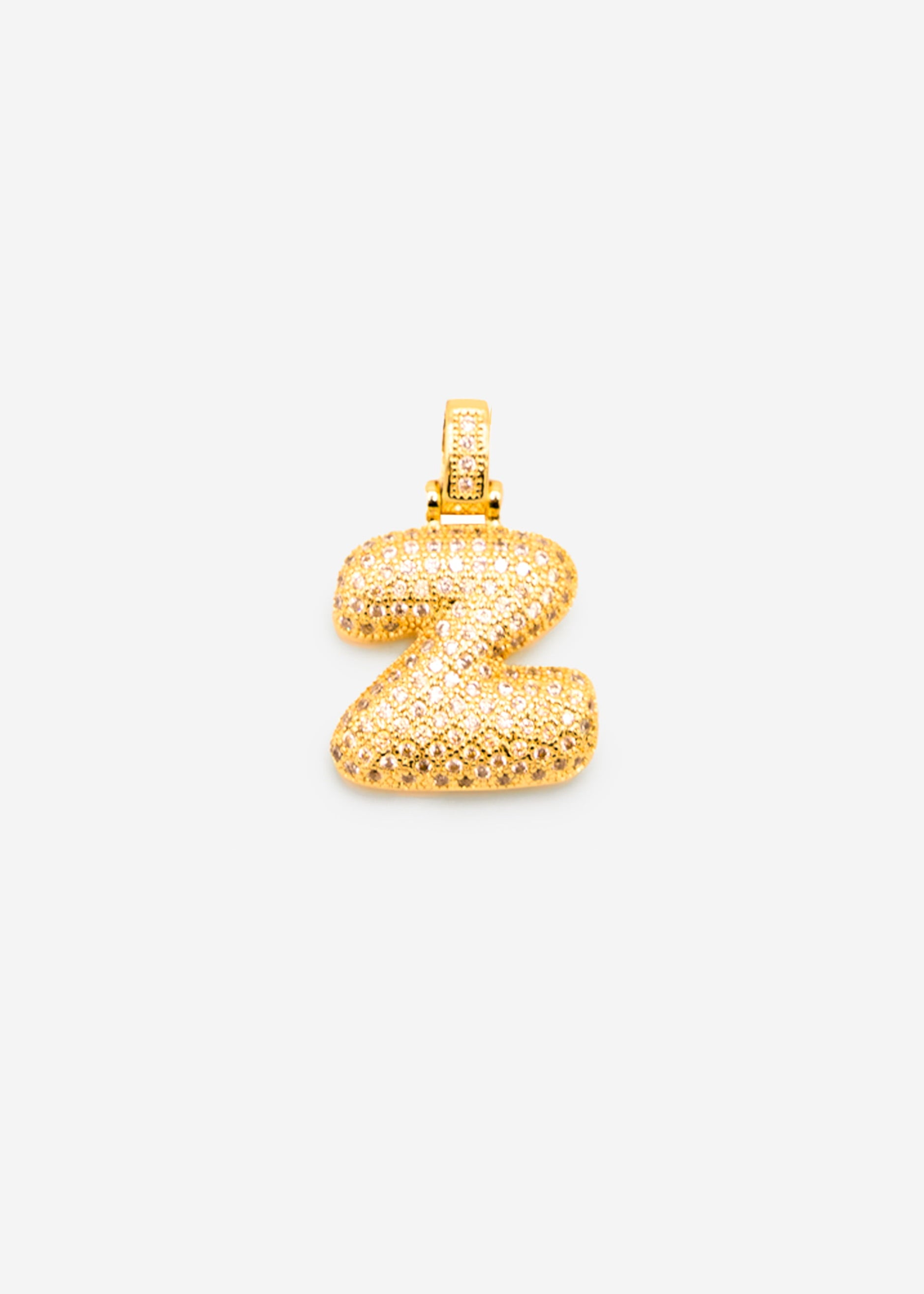 Buchstaben Kette - Z - gold