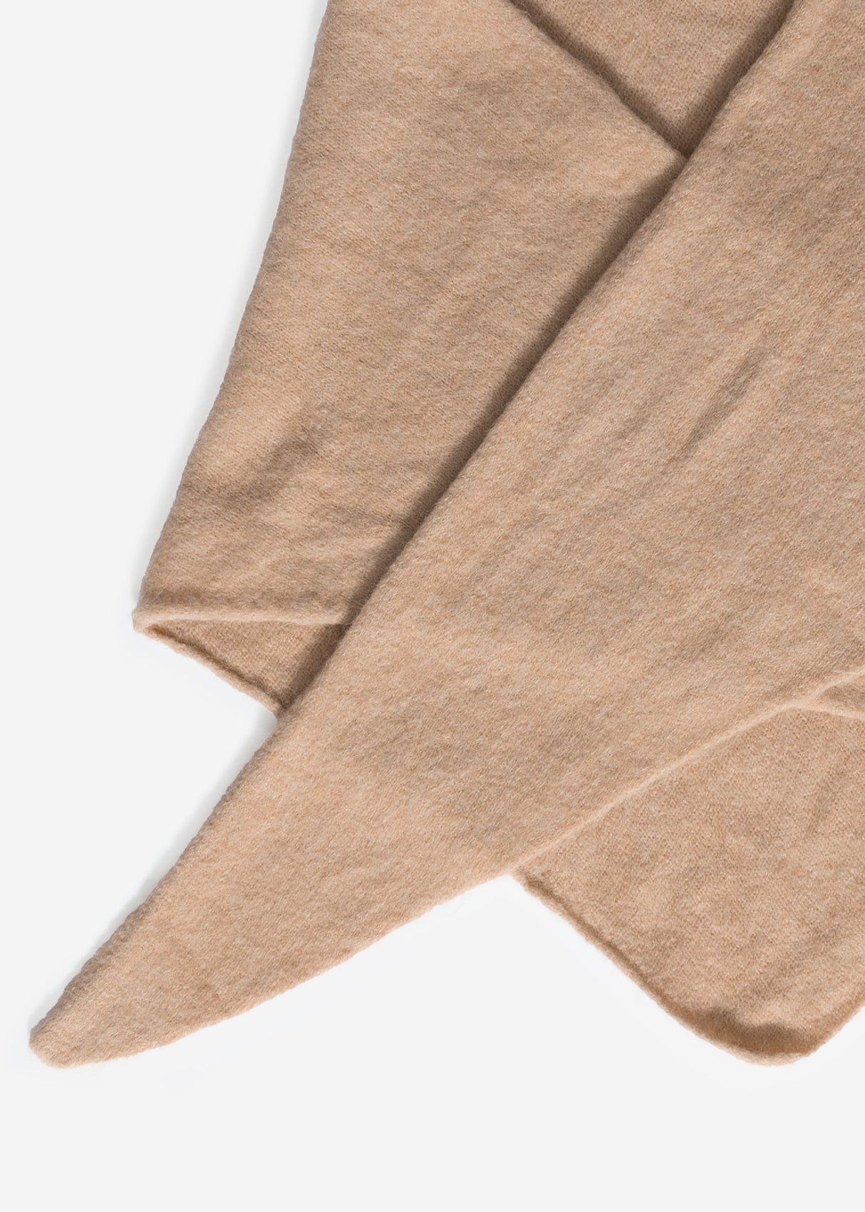 Triangular scarf - beige